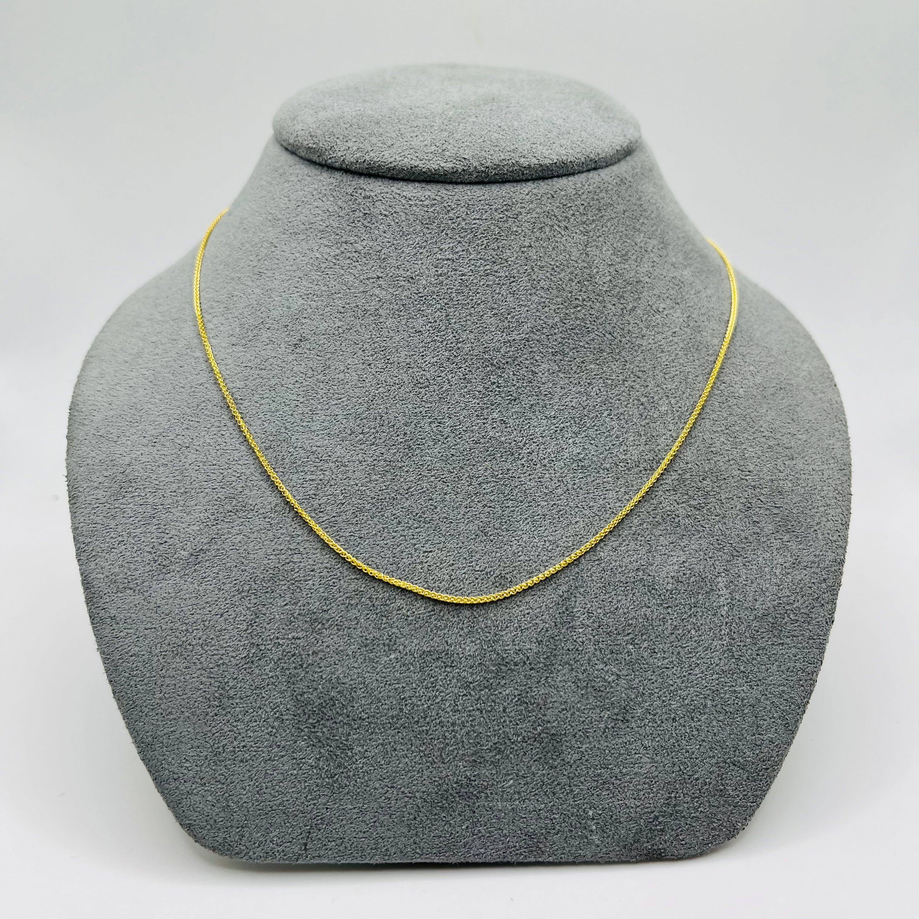 14k Solid 1mm Dainty Rolo Chain