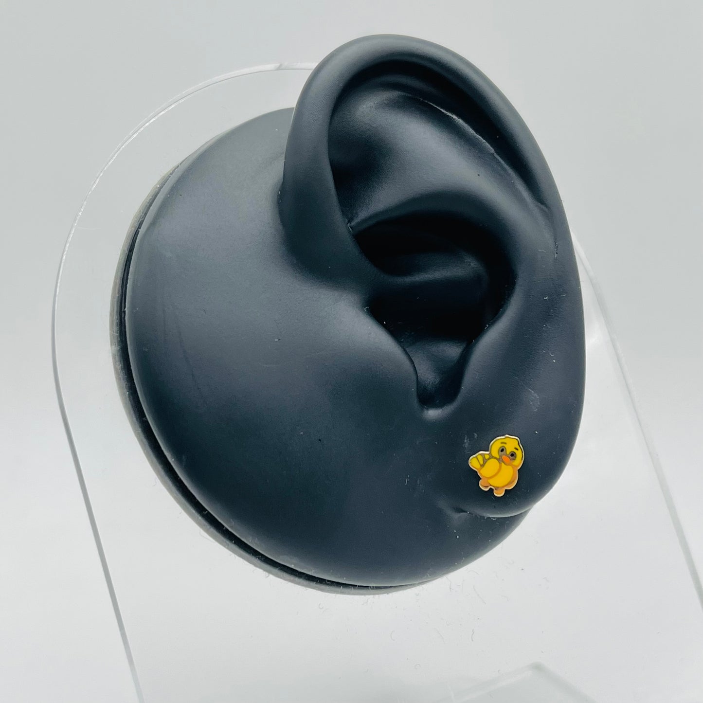 10k Gold Duck Earrings (Screwback)