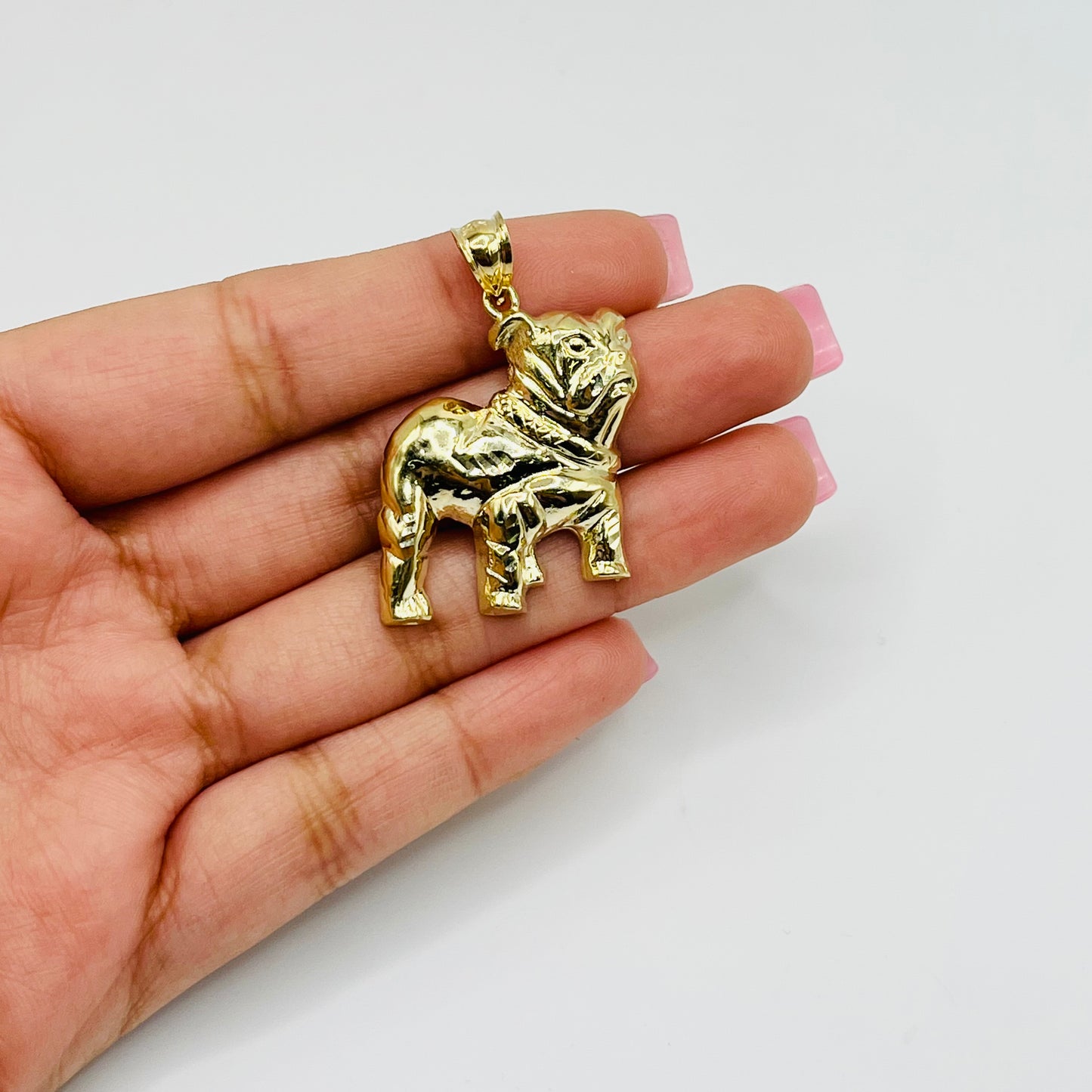 10K Gold Bulldog Charm