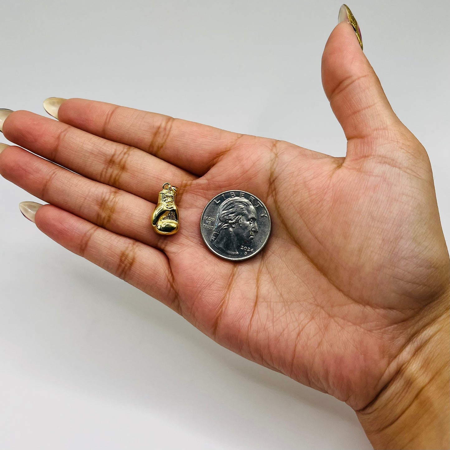 10k Gold Boxing Glove Charm