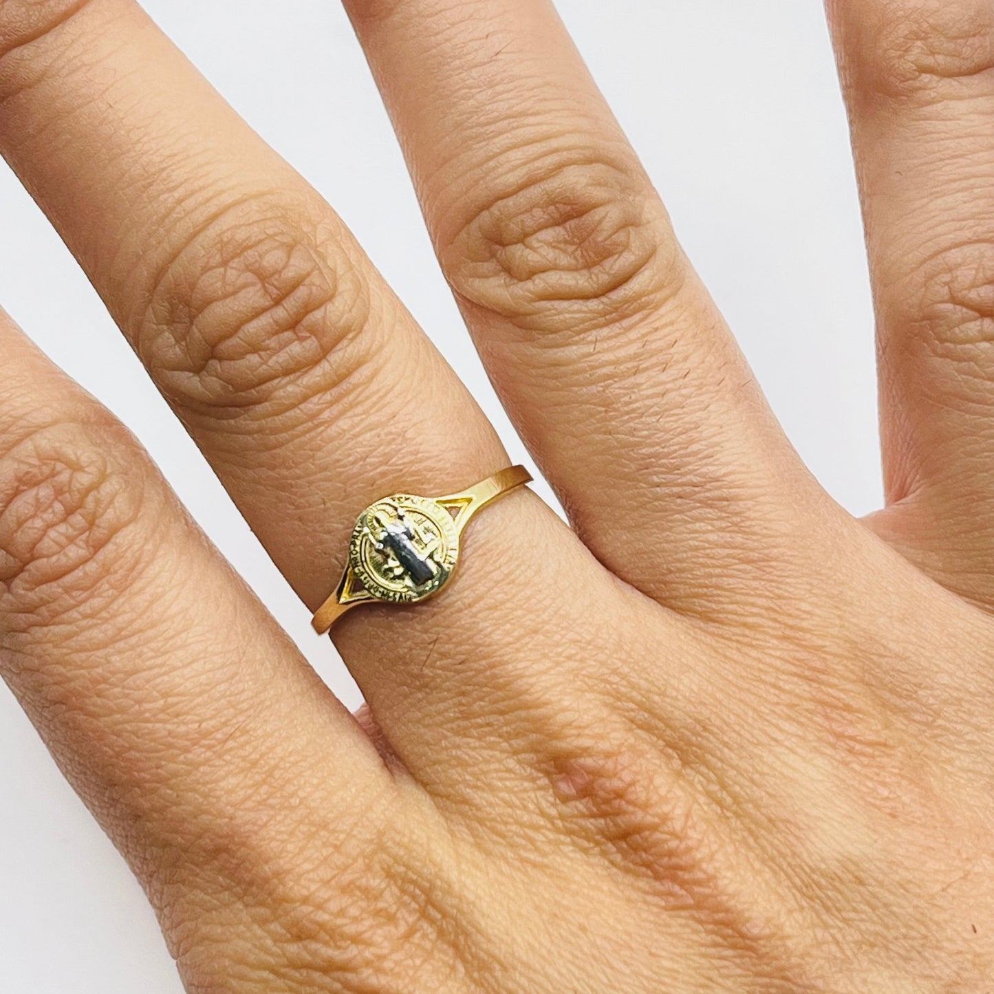 14K Gold St Benito Ring (S)