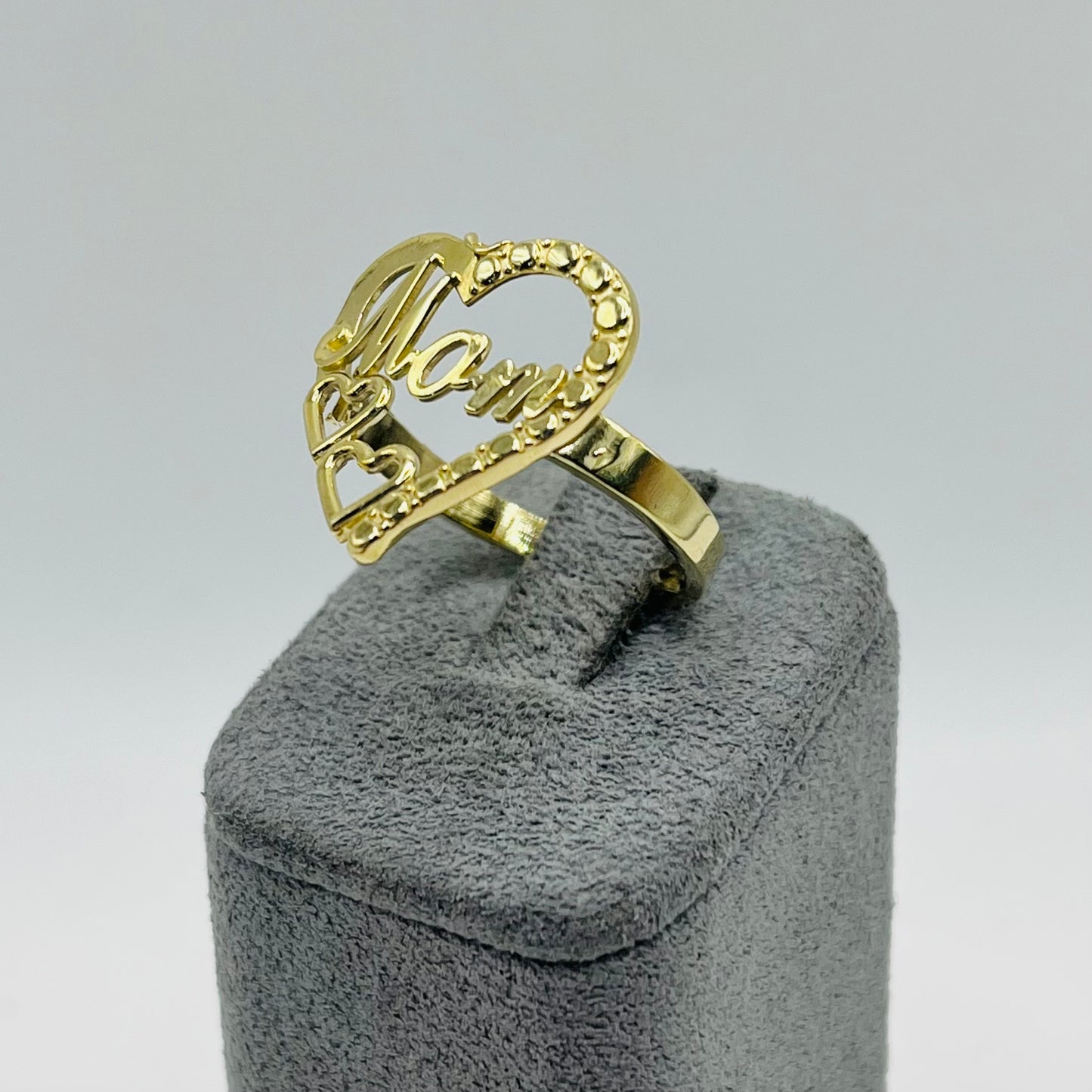 10k Gold Loving Mom Ring