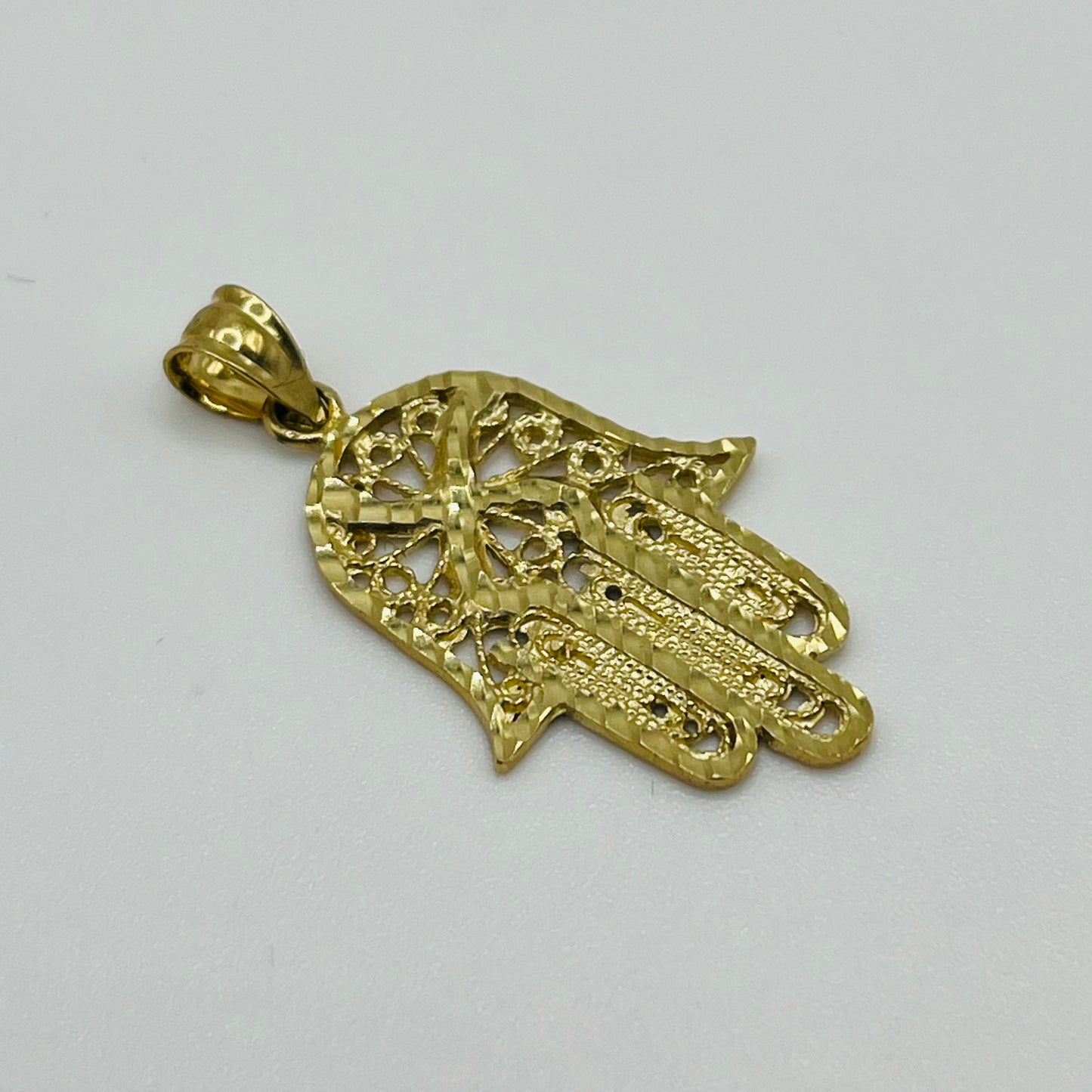 10k Gold Timeless Hamsa Charm