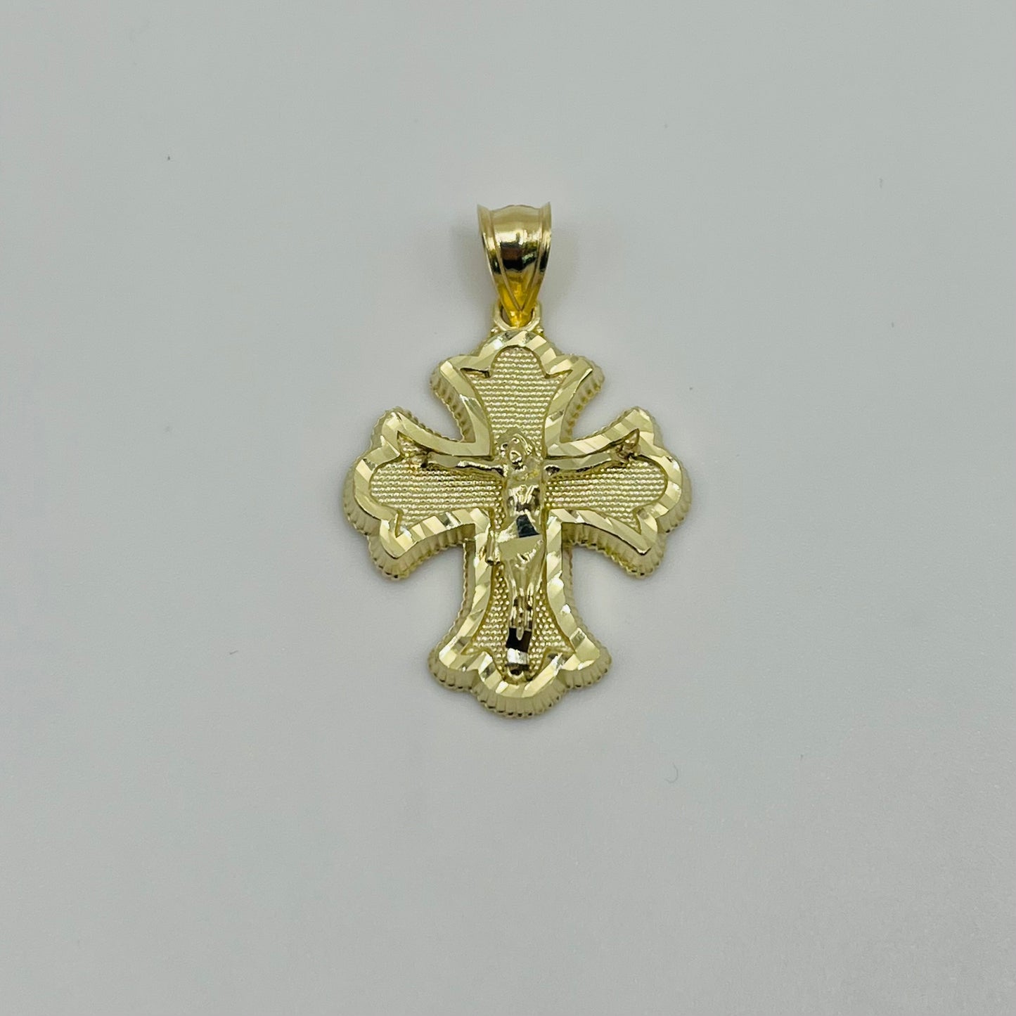 10k Gold Calvary Cross Charm Small