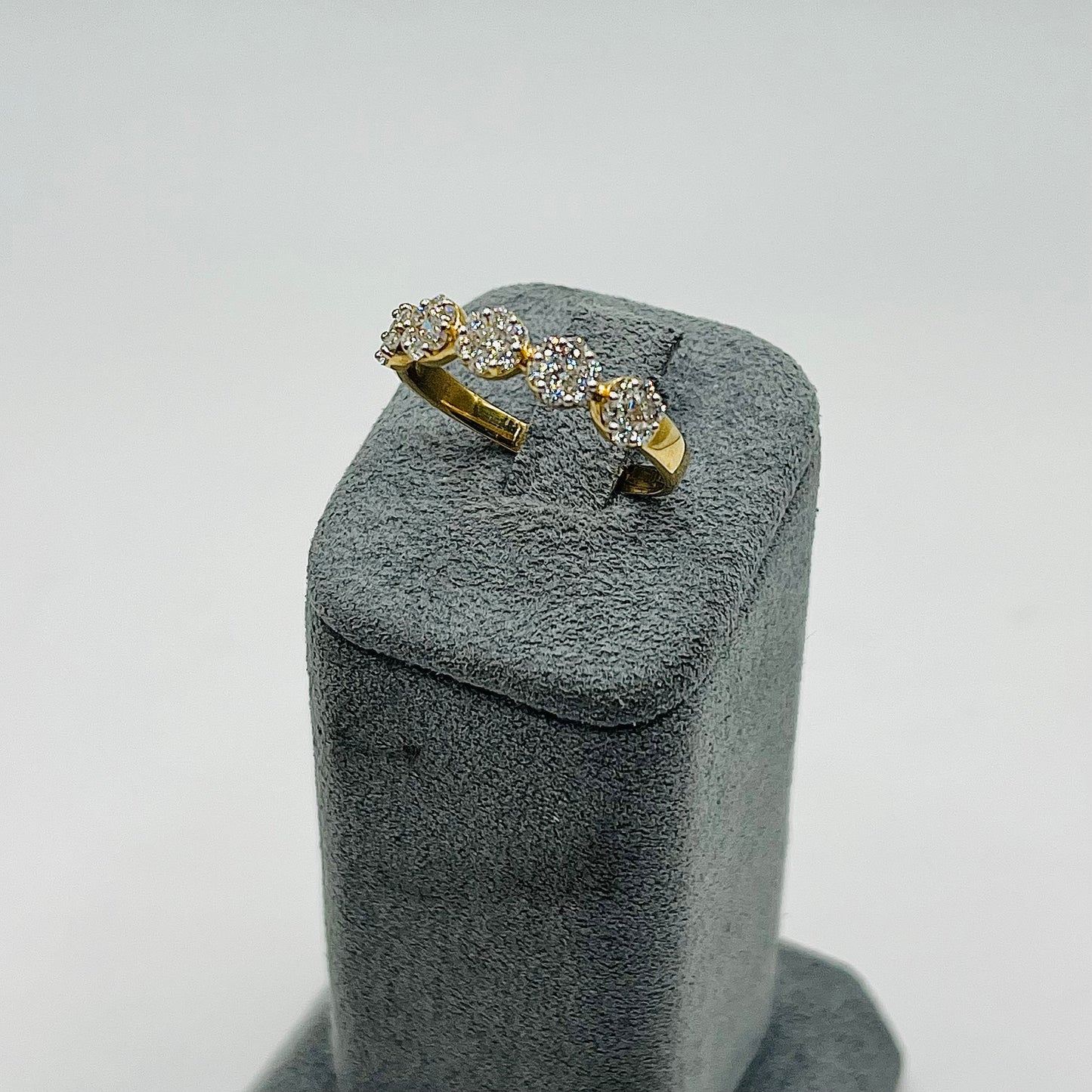 14k Gold Natural Diamond Château Brilliance Ring