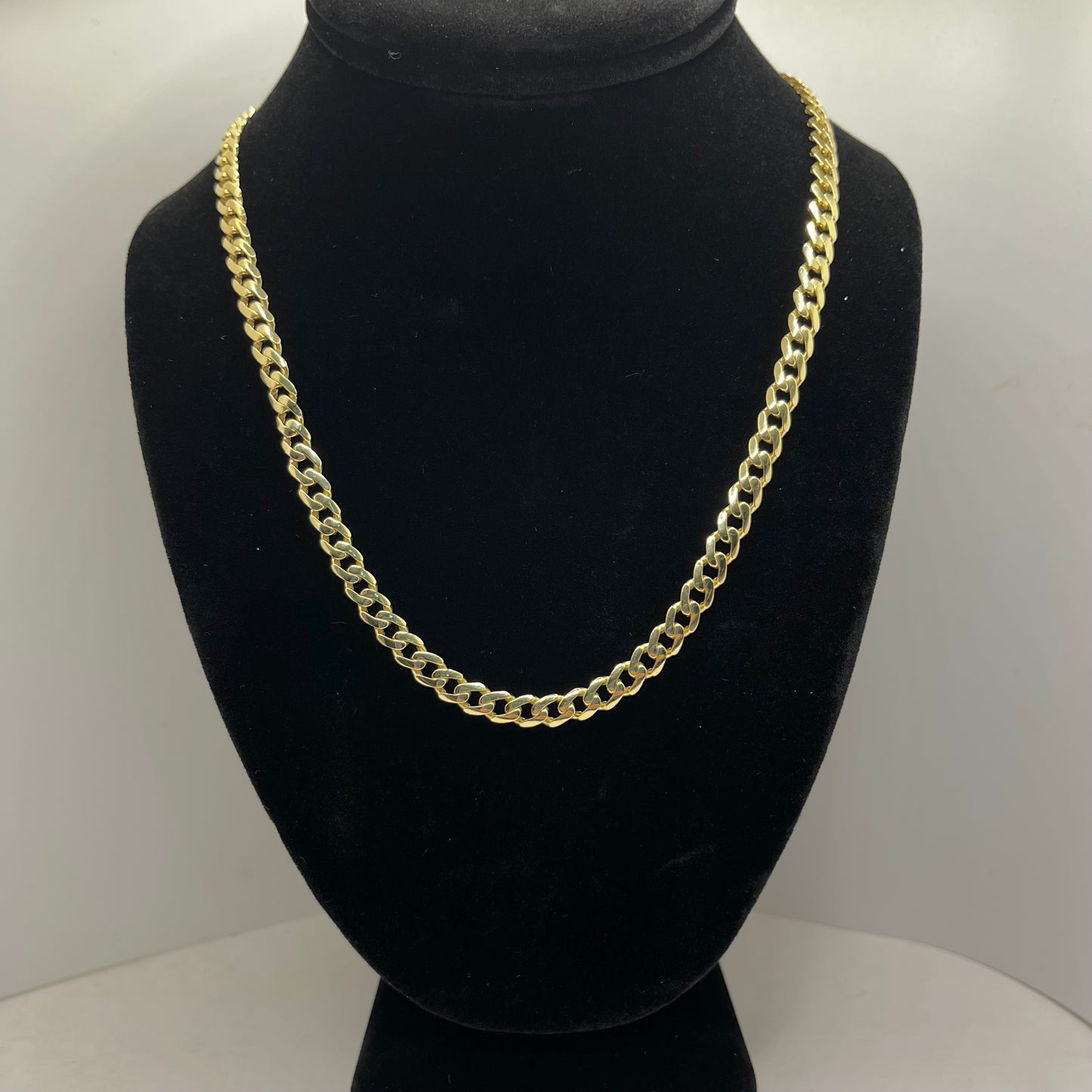 10k Gold 6mm Monaco Chain