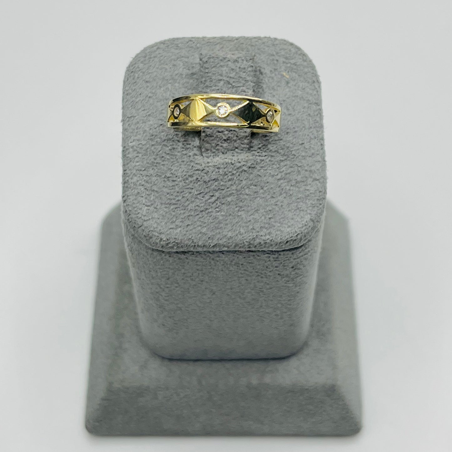 10k Gold Cz Toe Ring