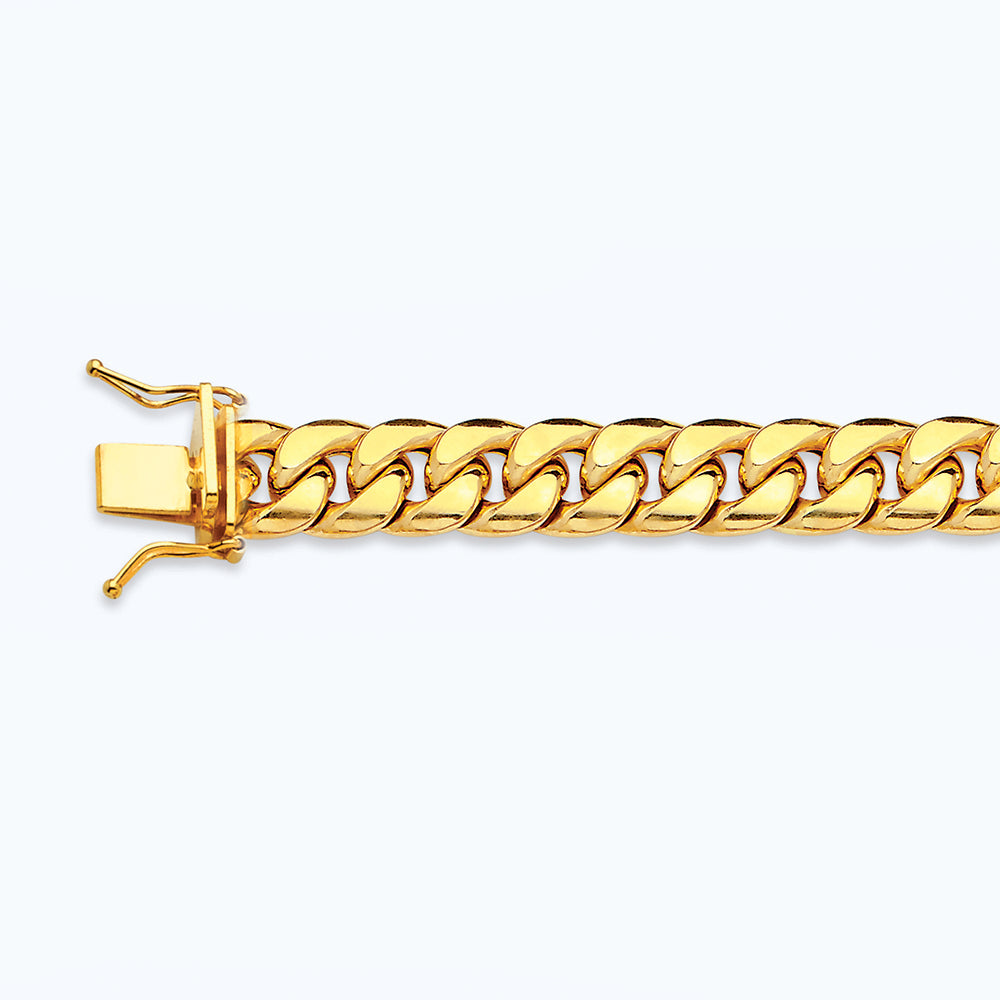 10K GOLD 8.5MM HOLLOW MIAMI CUBAN CHAIN