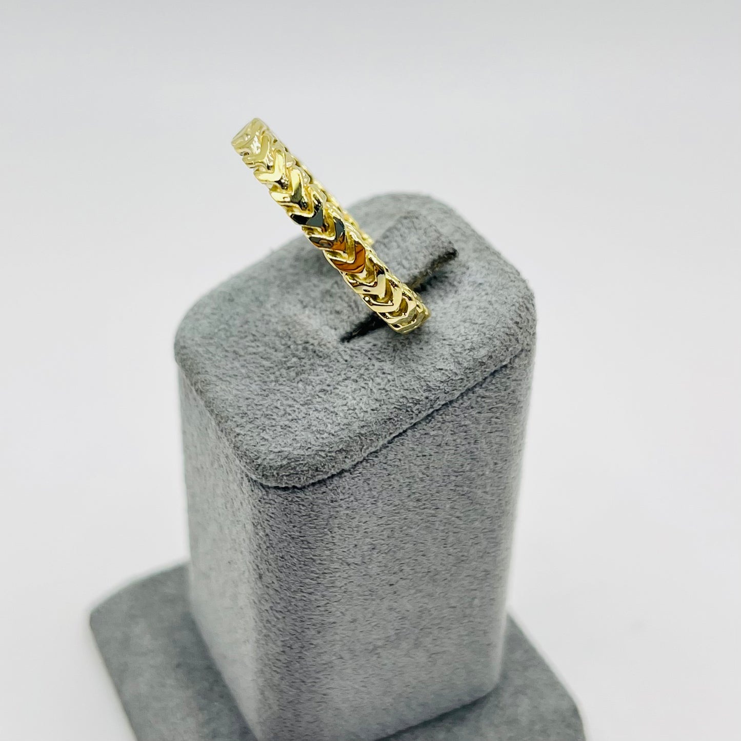 10k Gold Franco Style Ring