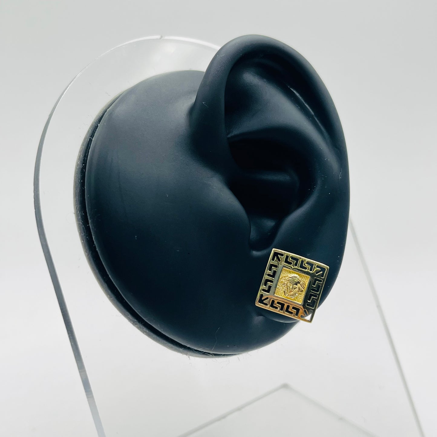 10k Gold Square Pattern Medusa