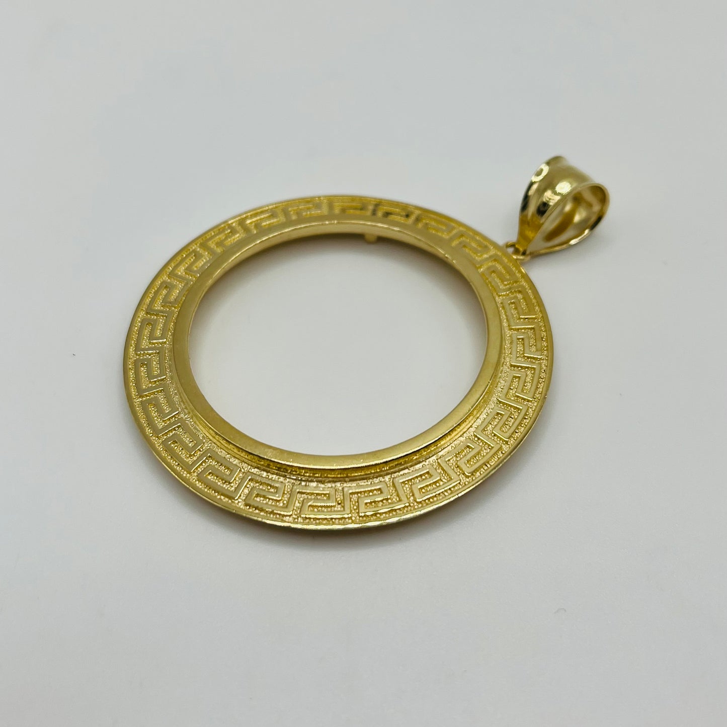 14k Gold Greek Bezel For Centenario