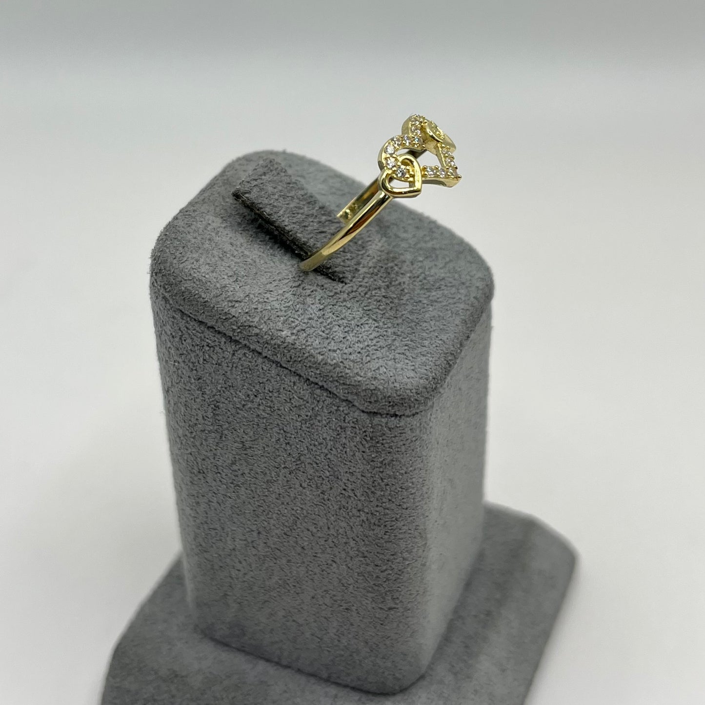 10k Gold Love, Locked Heart Ring