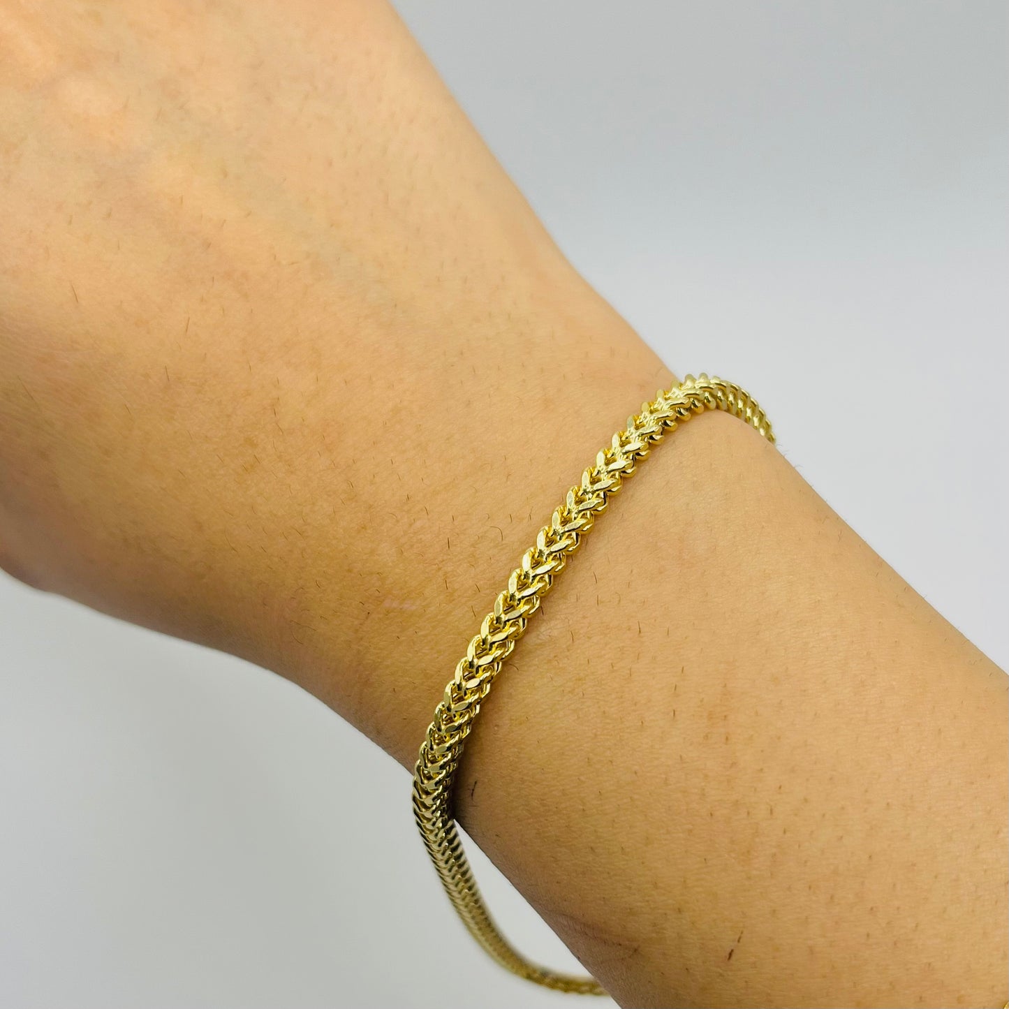 10K Gold Franco Bracelet 3MM