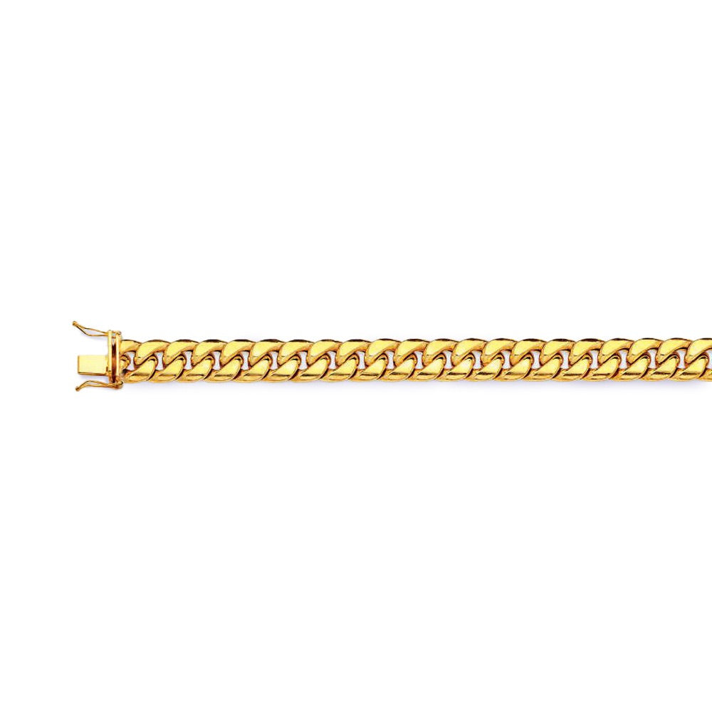 14K Gold 5.5mm Hollow Miami Cuban Chain
