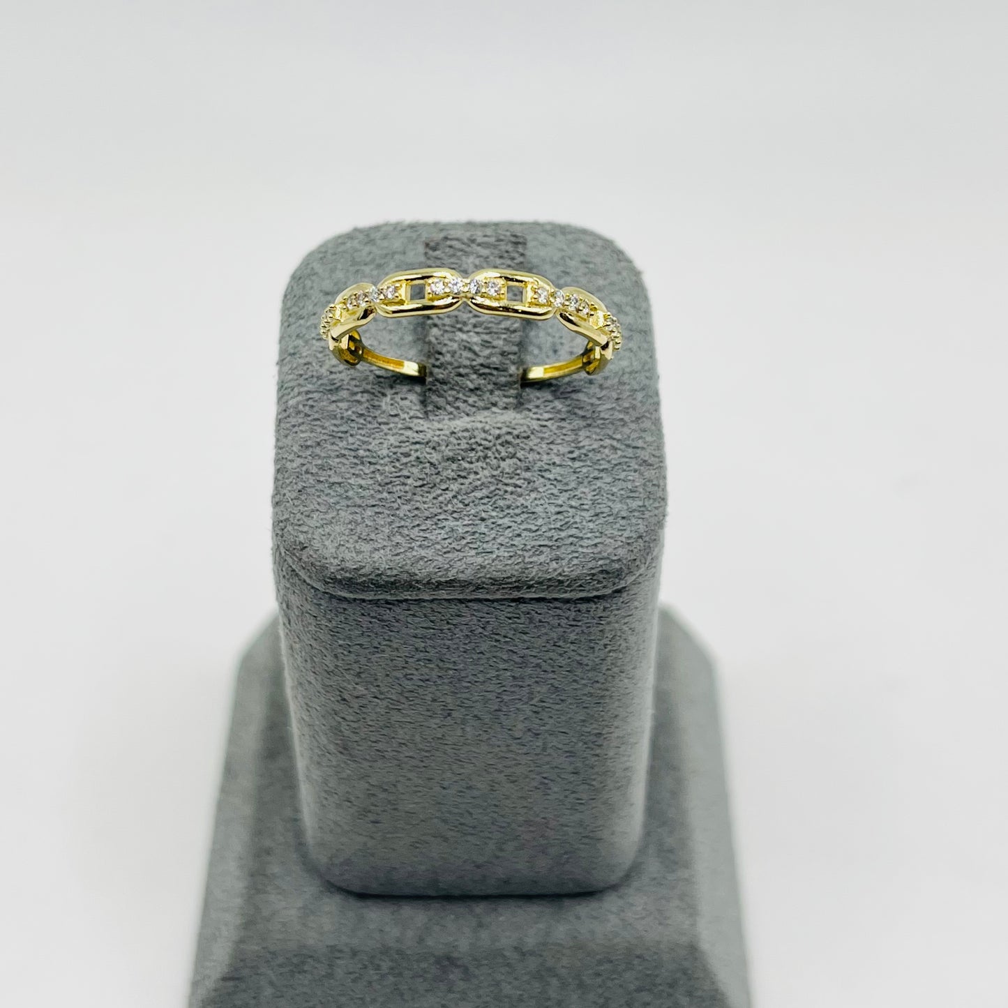 10k Gold Cz Design Ring