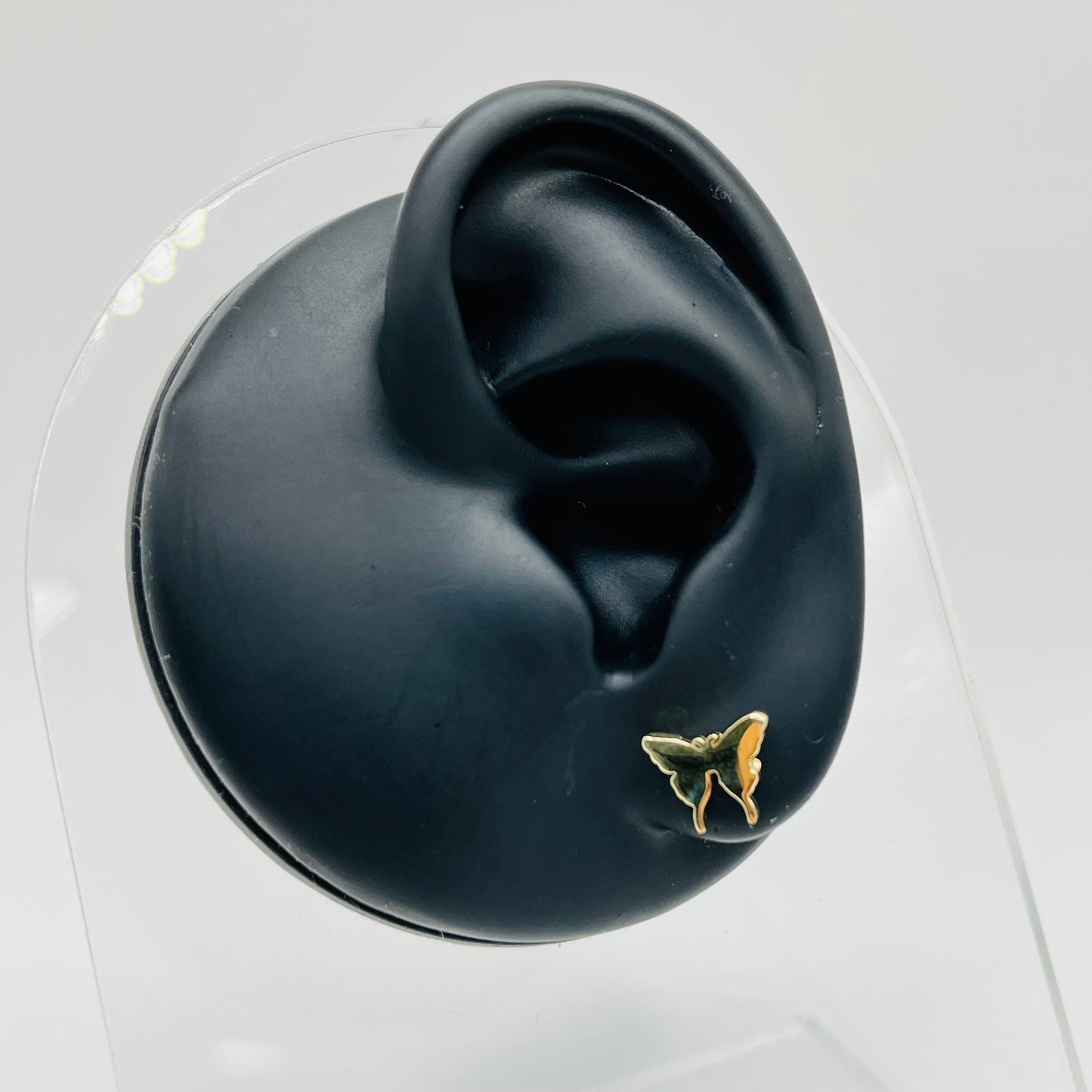10K Gold Butterfly Earrings