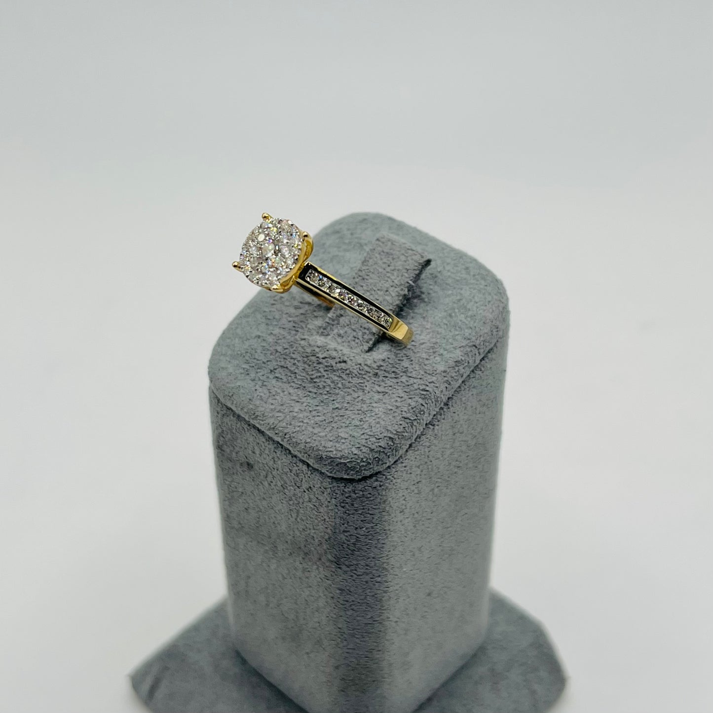 14k Gold Natural Diamond The Vow Ring