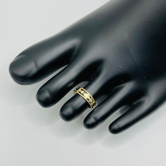 10k Gold Cz Toe Ring