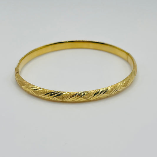 10k Gold Raya Bangle