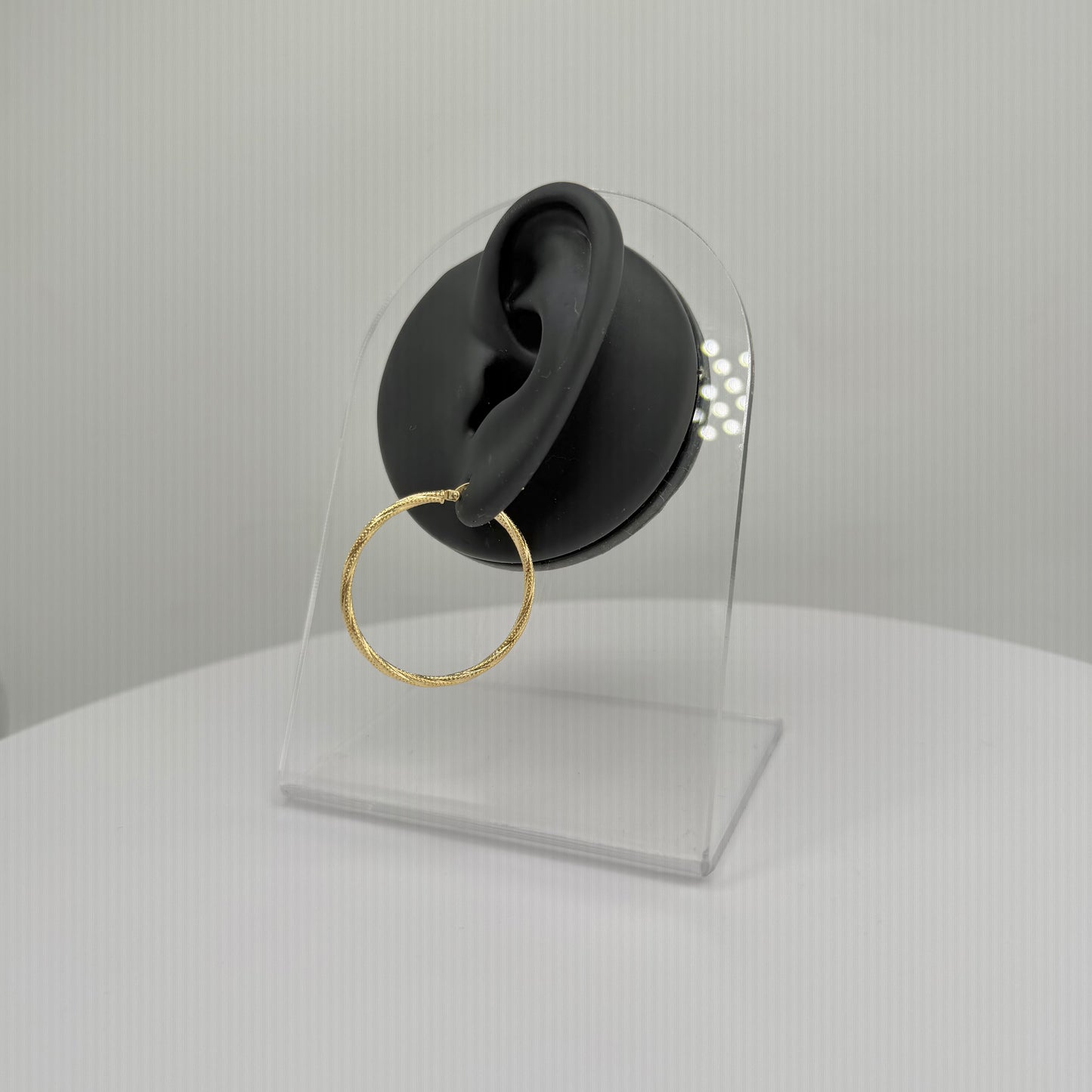 10k Gold Honey Hoops 34mm