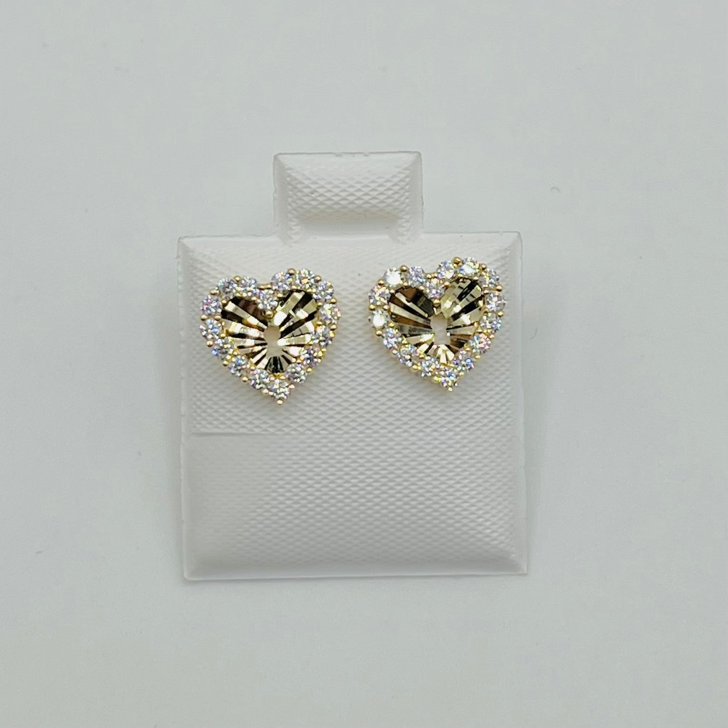 10k Gold Lock key Earrings (Screwback)