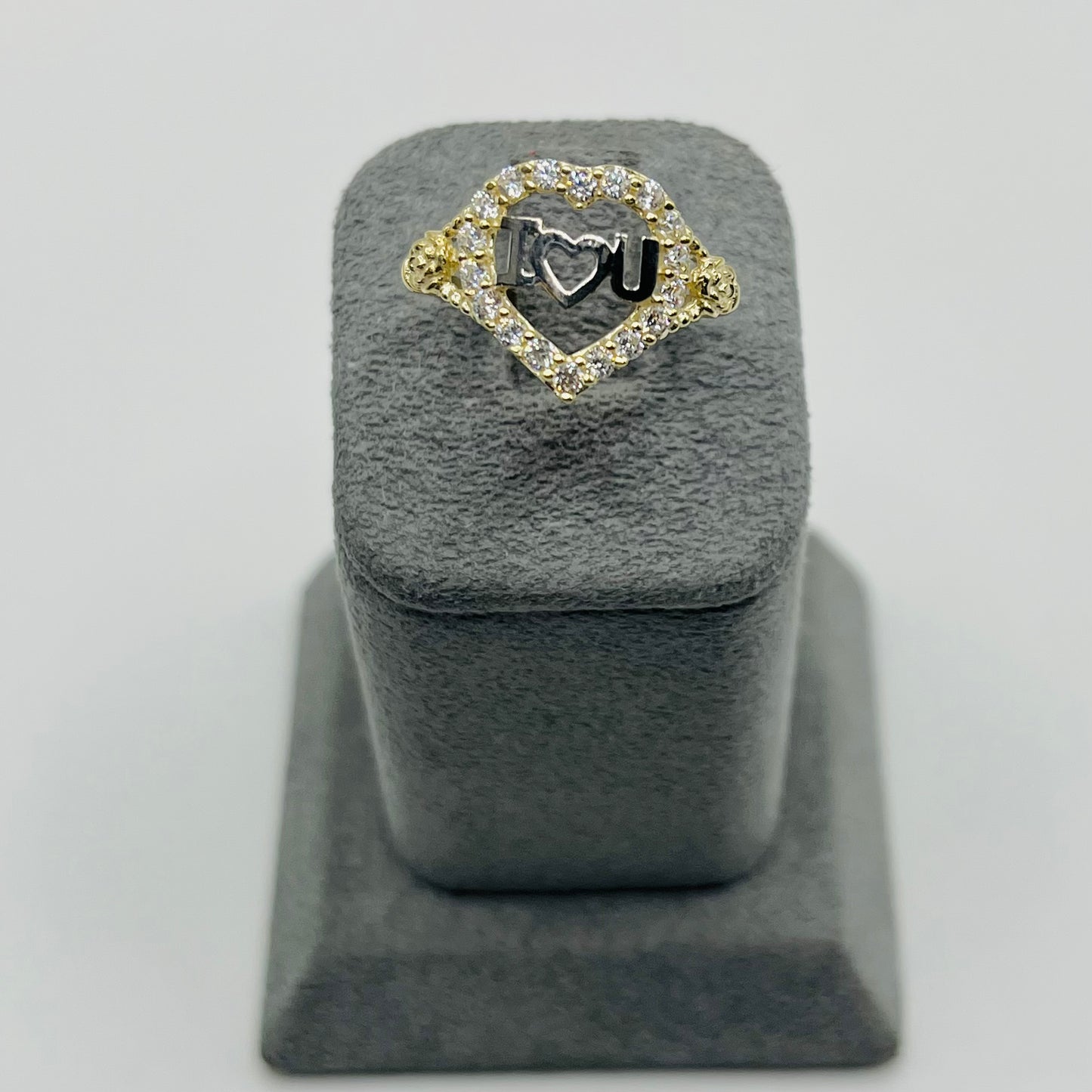 10k Gold I love you ring