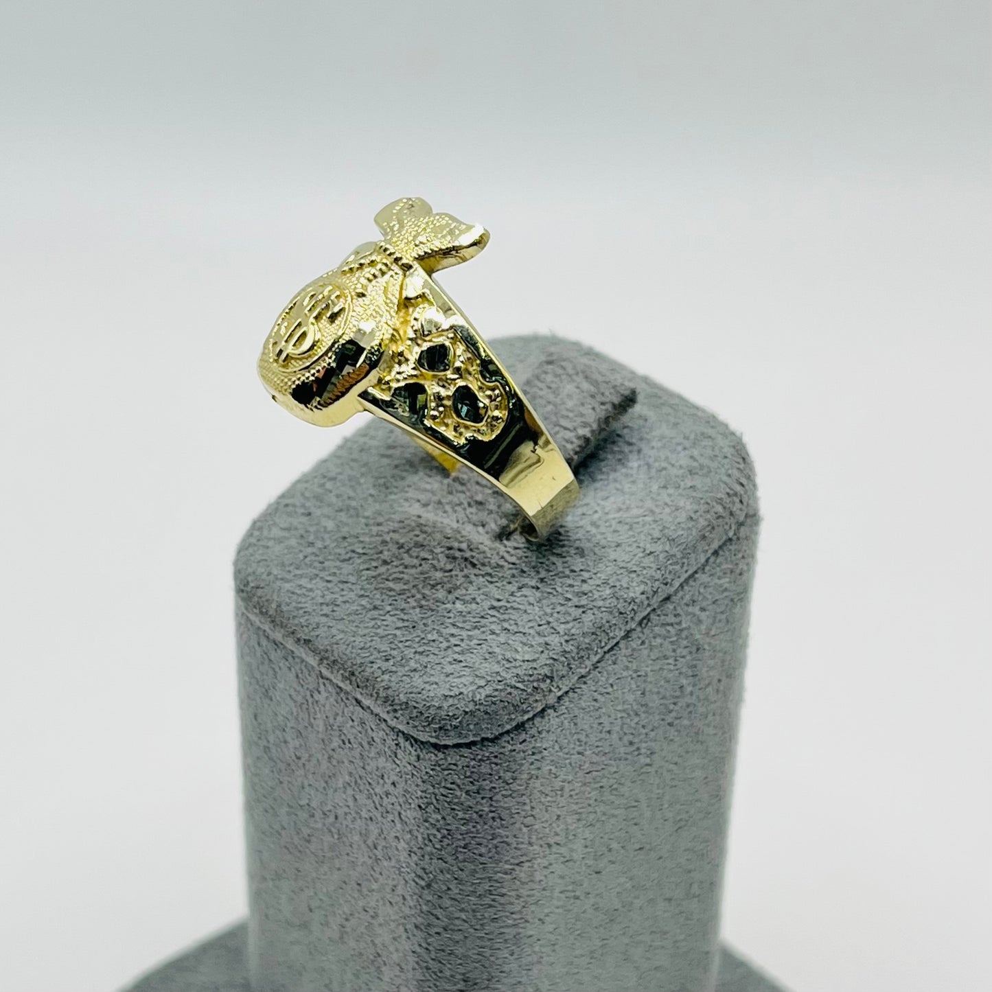 10k Gold Rx Money Bag Ring