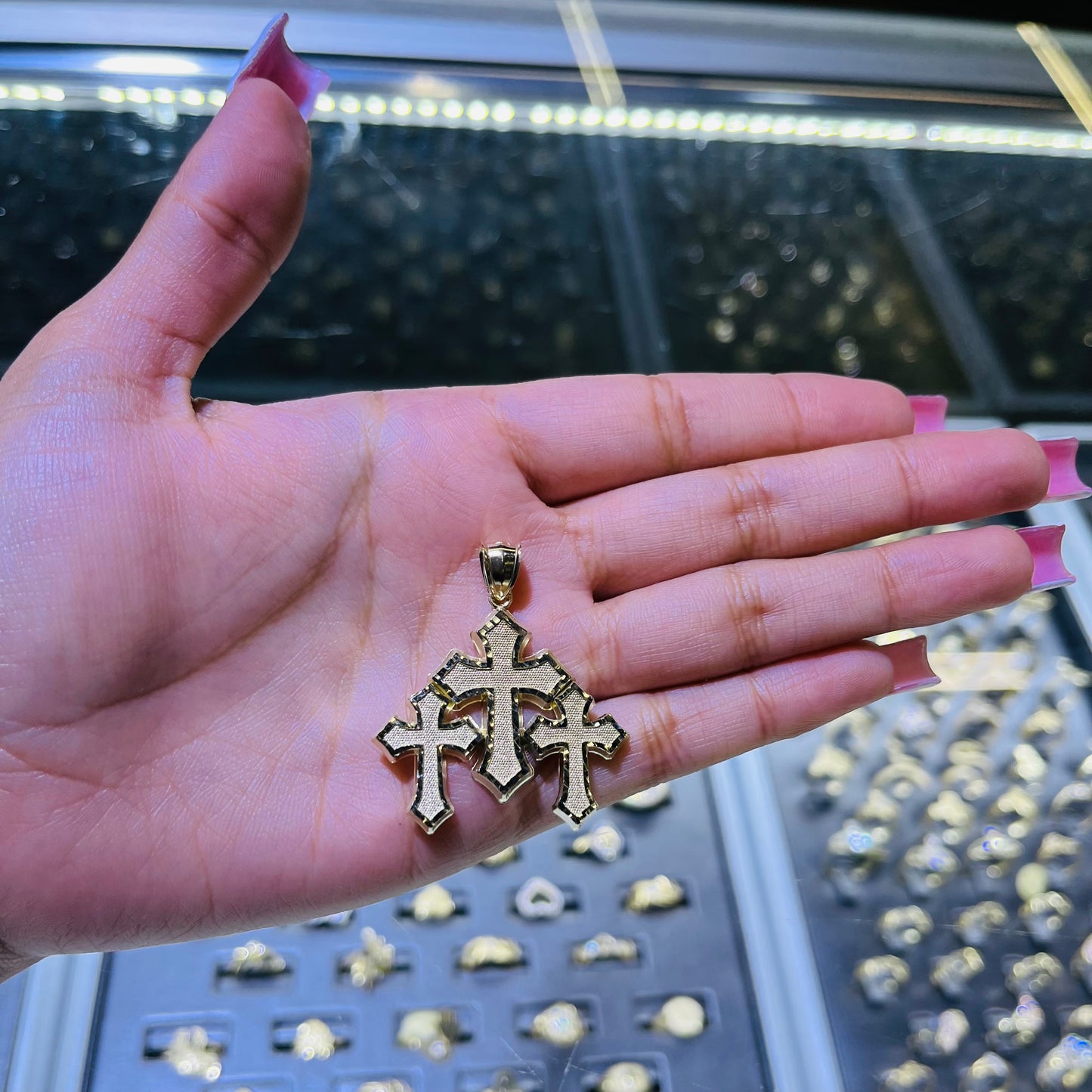 10k Gold Multi- Royal Cross