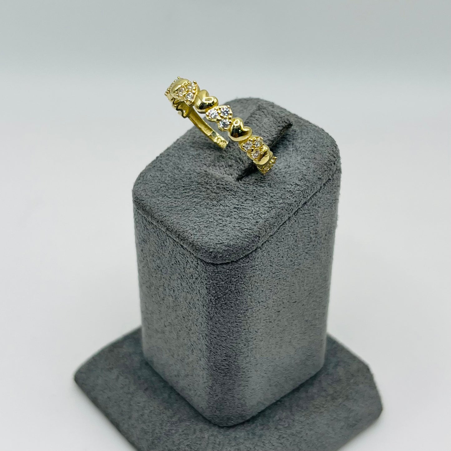 10k Gold SweetHeart Stacker Ring