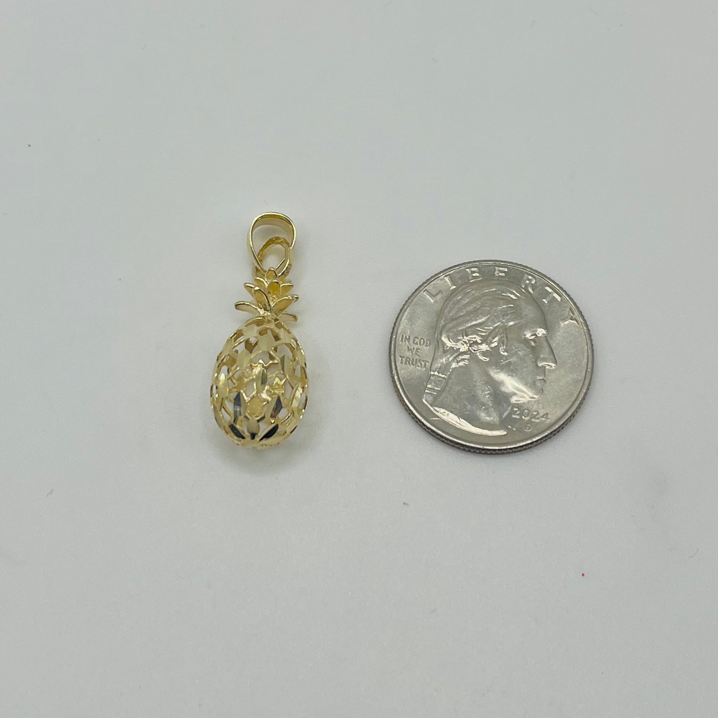 10k Gold Pineapple Charm