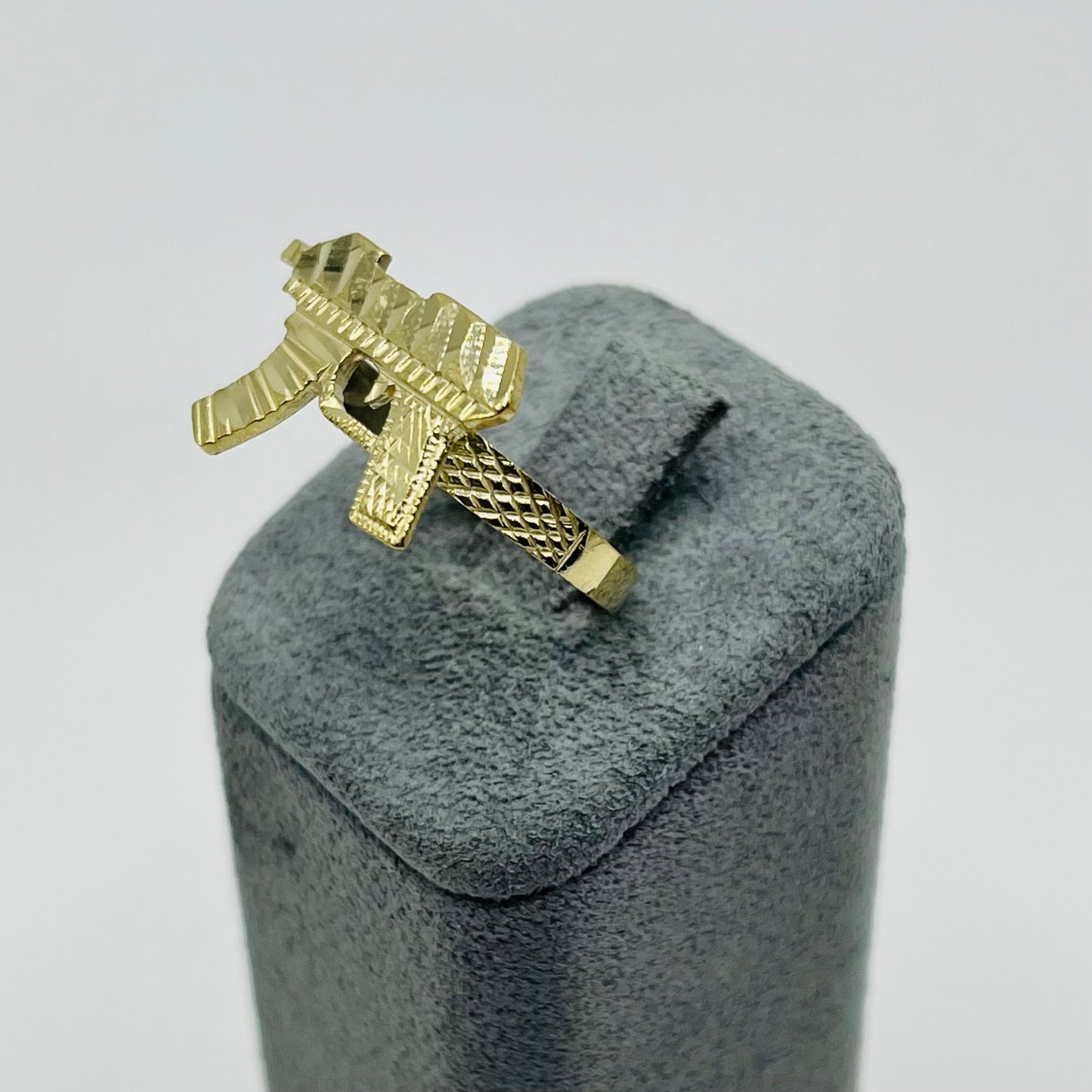 10K Gold Gun Ring (small)