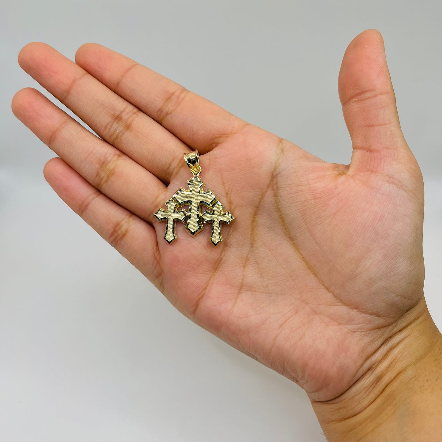 10k Gold Multi- Royal Cross Small