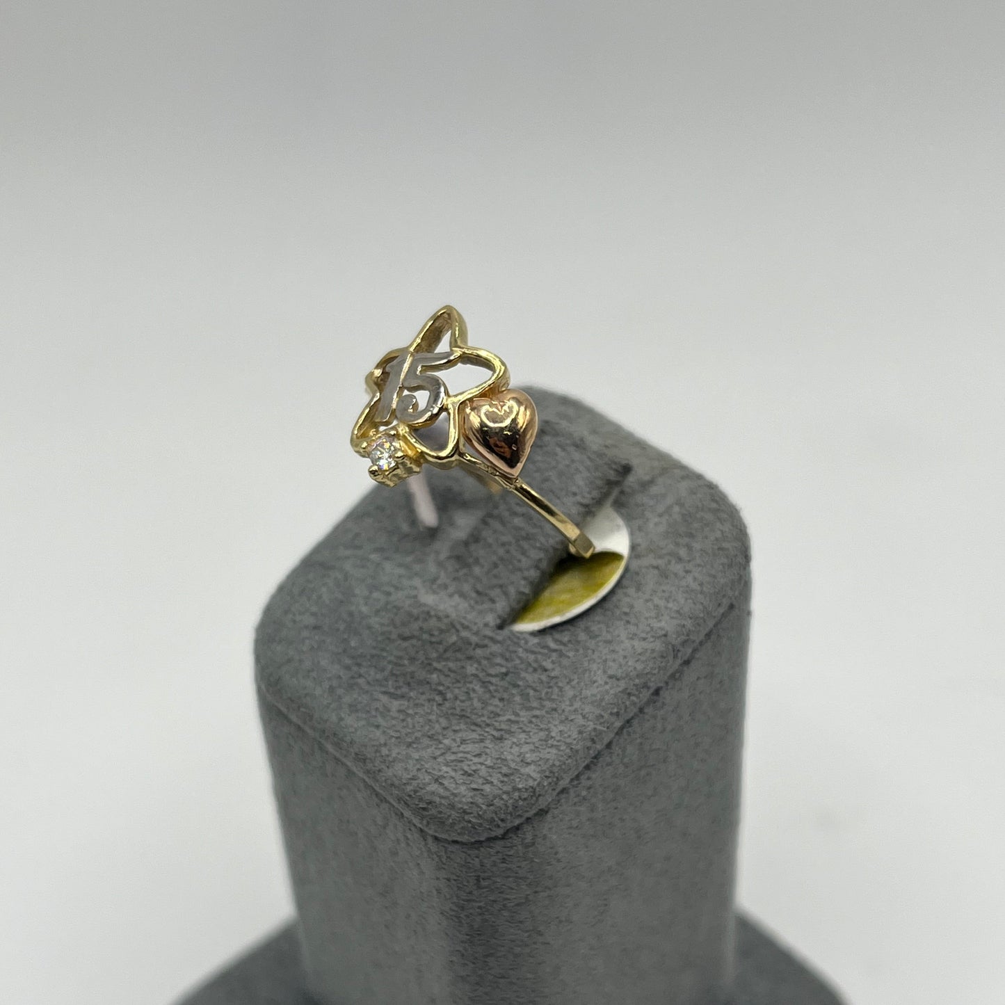 14k Stars Aligned Quince Ring