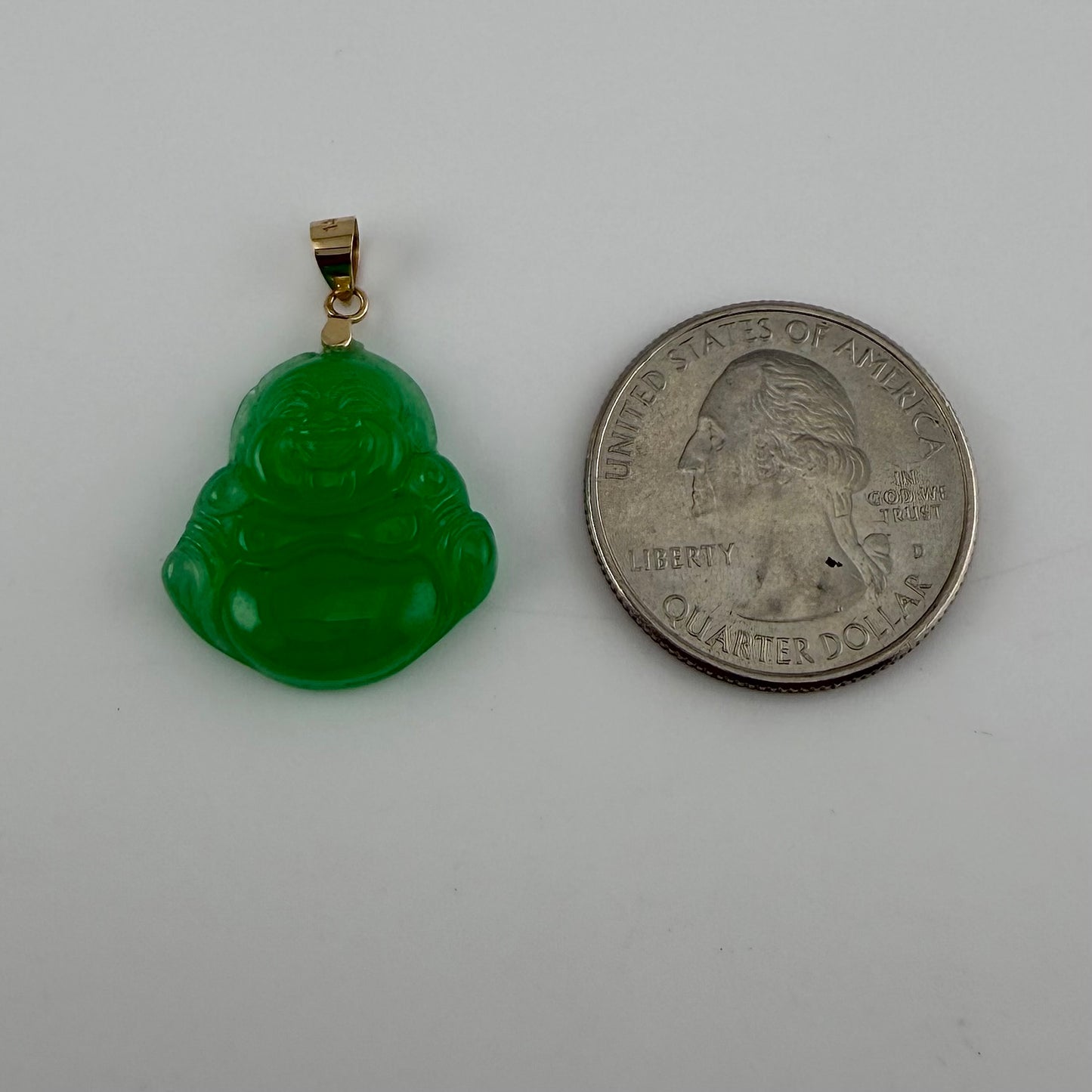 Buddha Charm Green (Small)