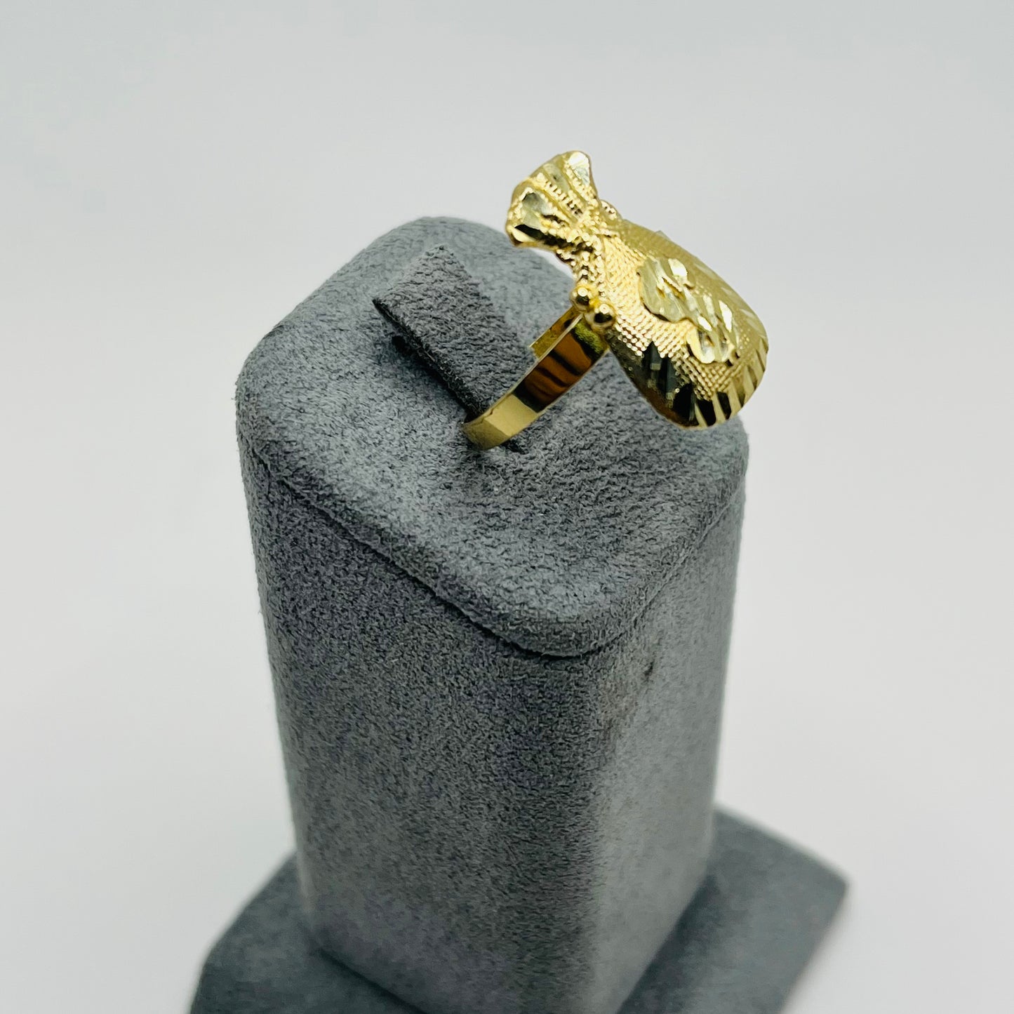 10K Gold Moneybag Ring (small)
