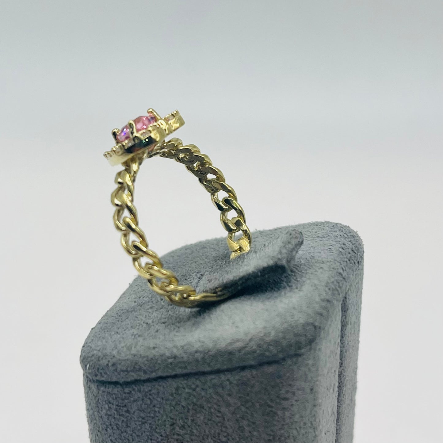 10k Gold Forever Yours Cuban Ring