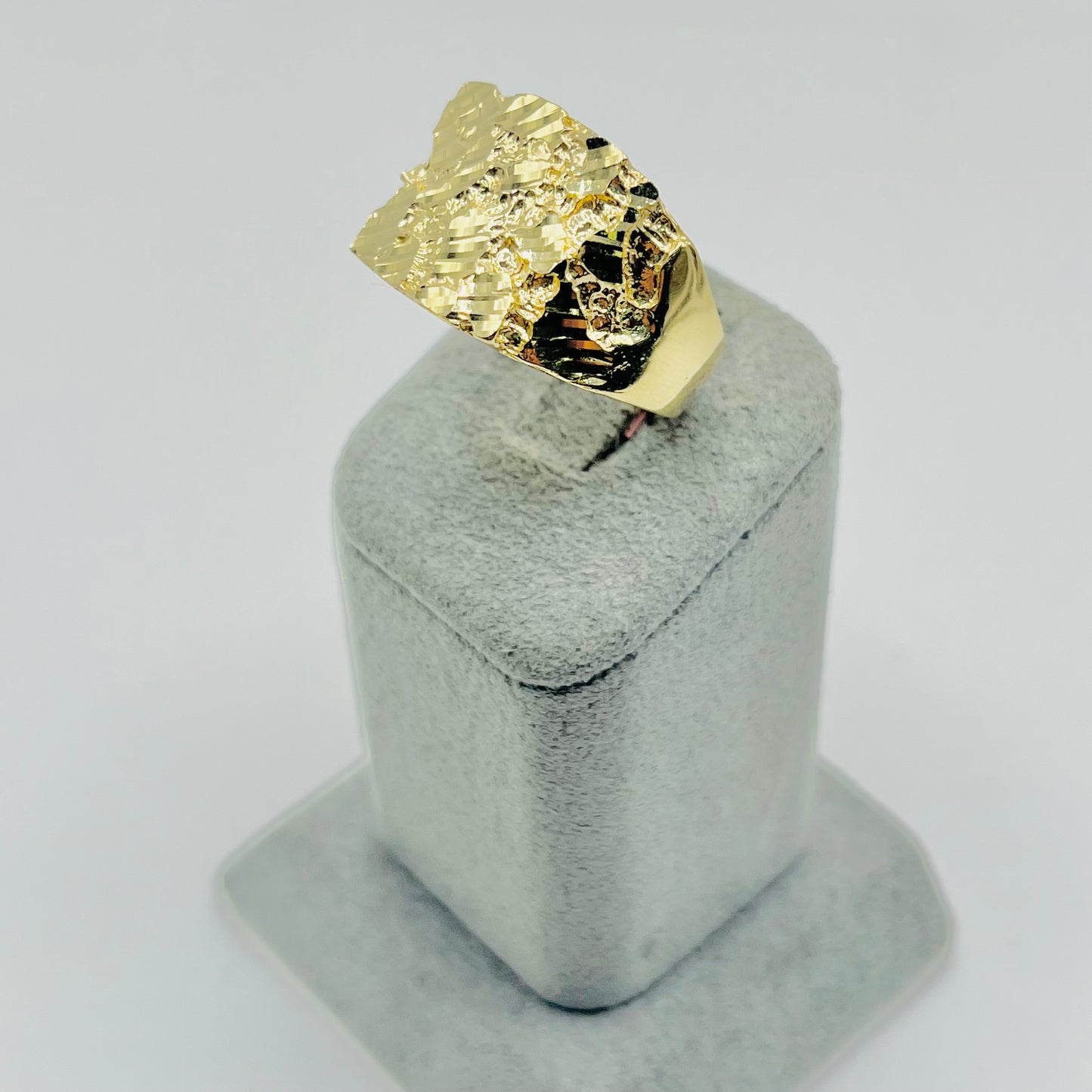 14K GOLD NUGGET RING (XL)