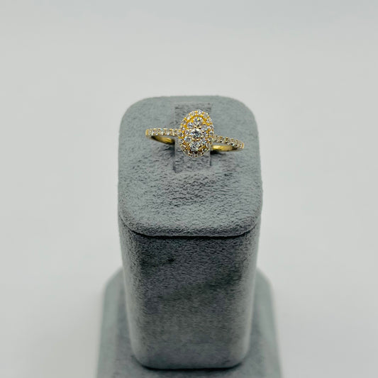 14k Gold Natural Diamond Celeste Ring