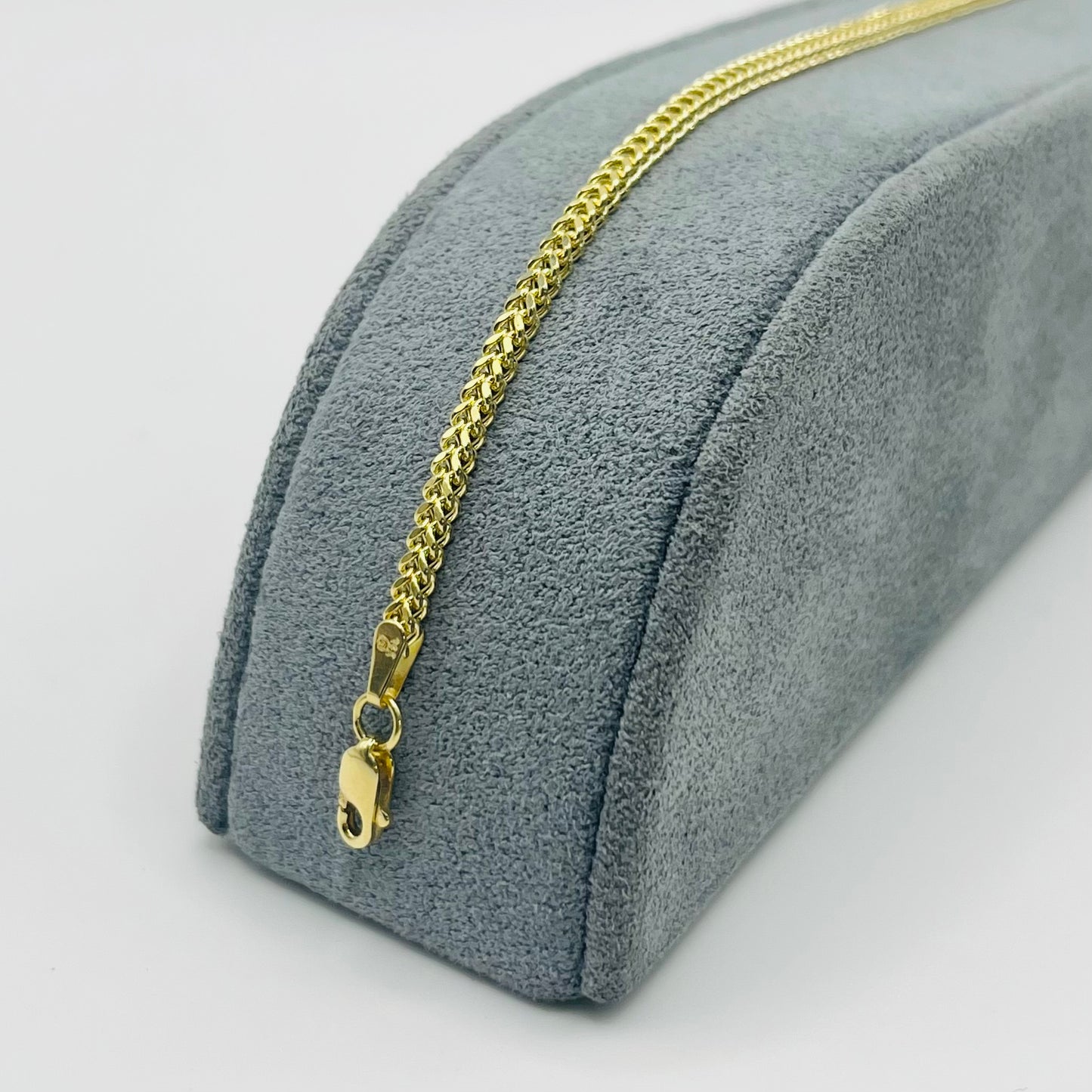 14k Gold 2.2mm Franco Bracelet