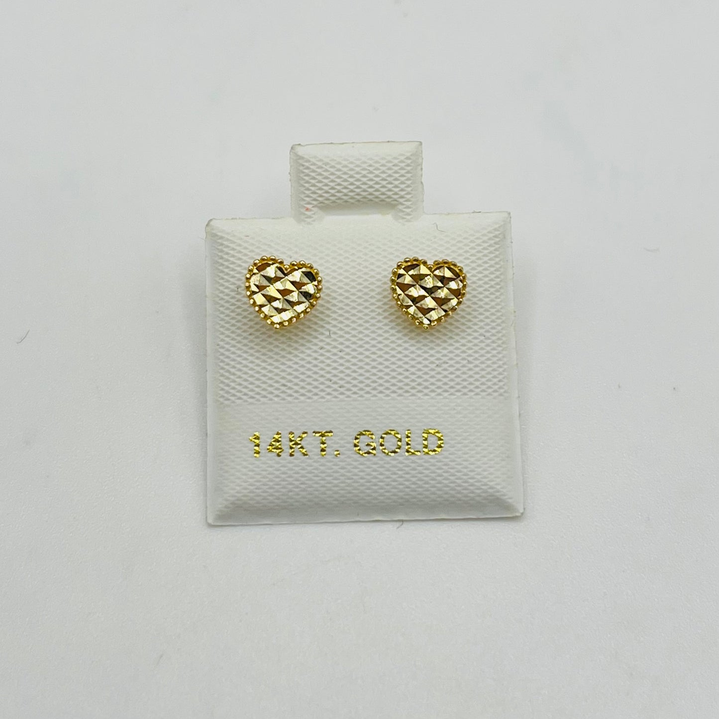14k Gold De Corazón Earrings