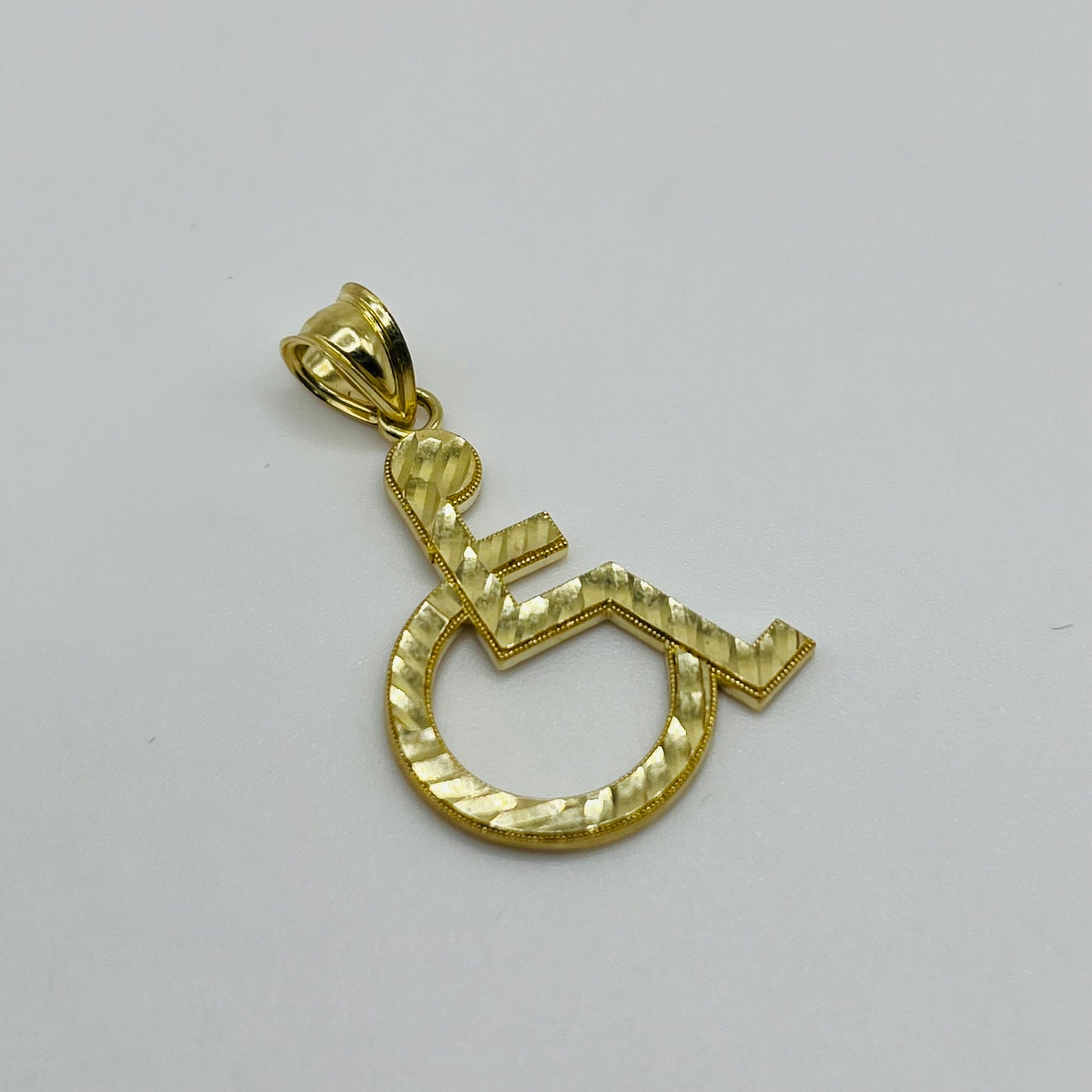 10k Gold Handicap Charm (Small)