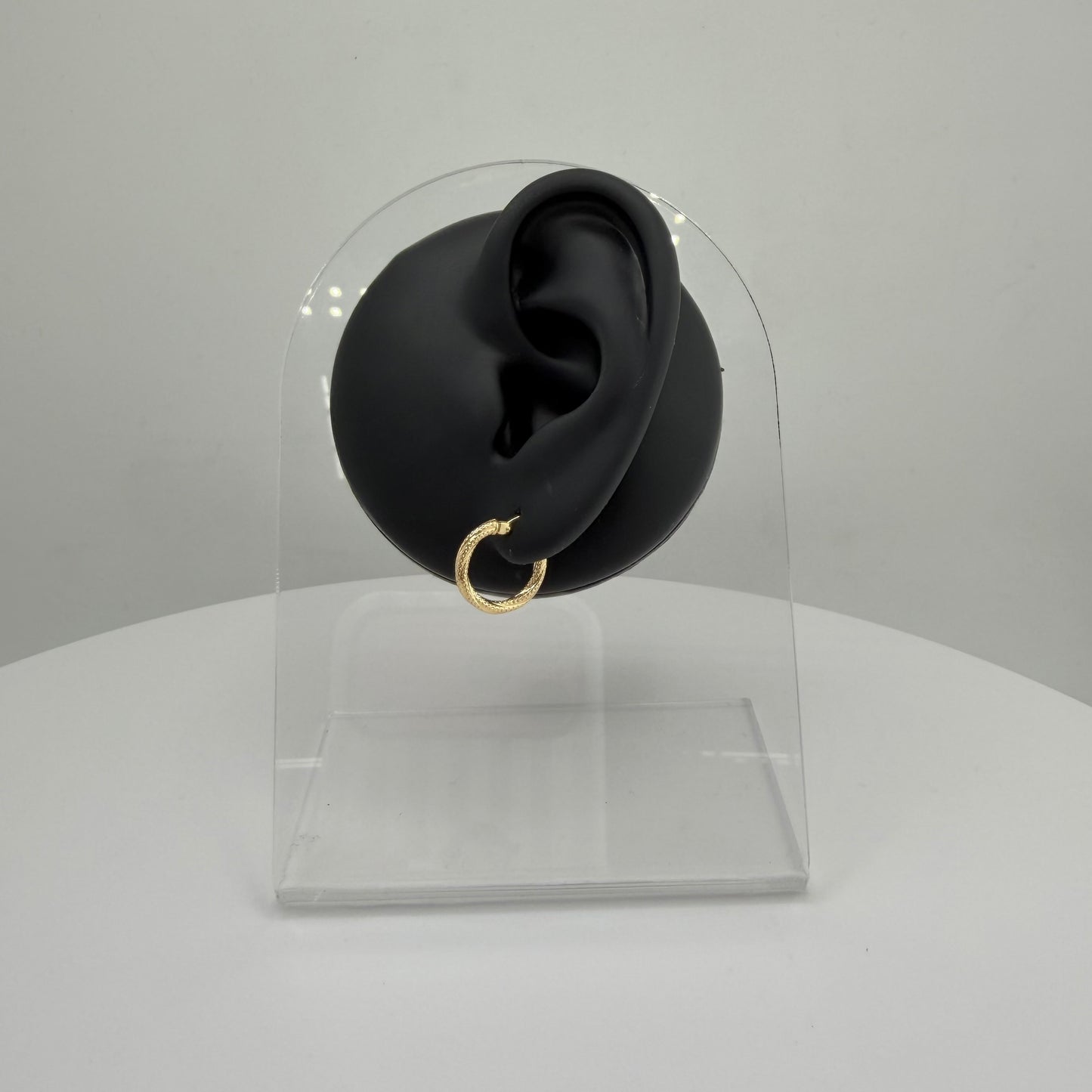 10k Gold Honey Hoops 15mm