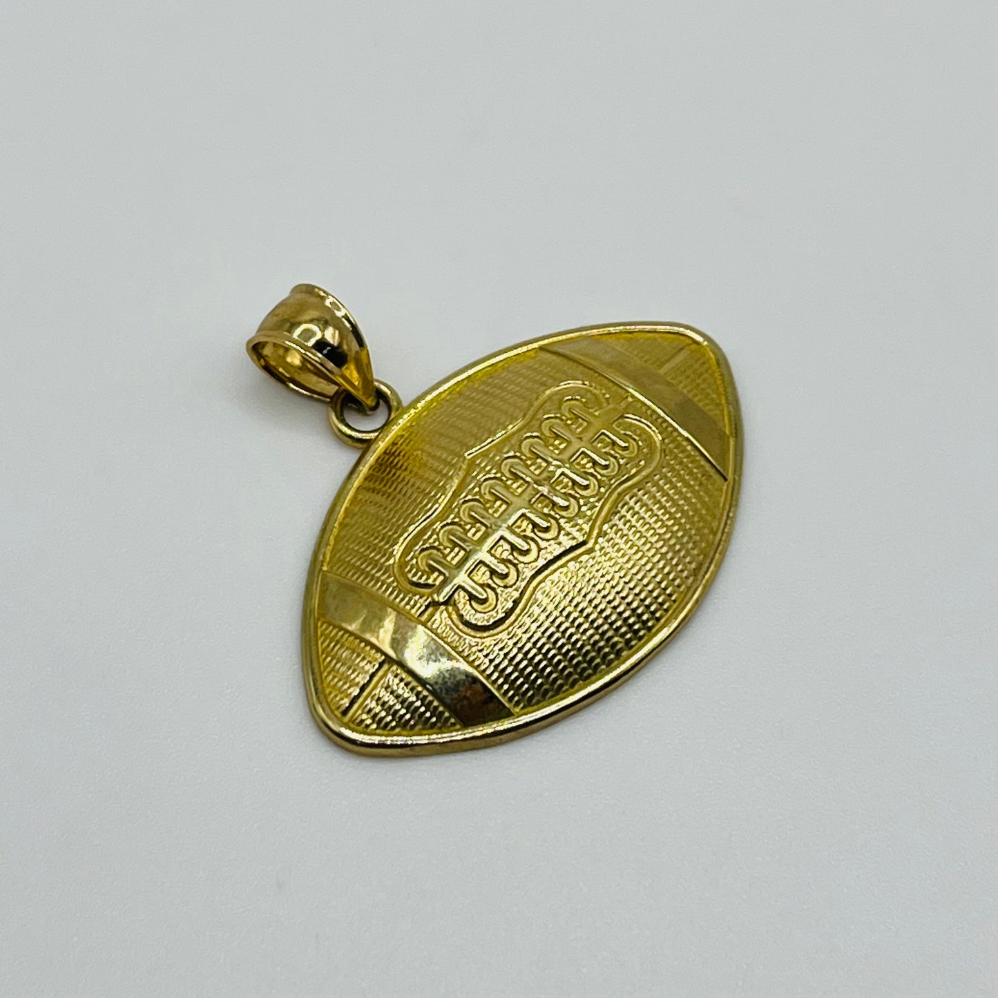 10k Gold Football Charm