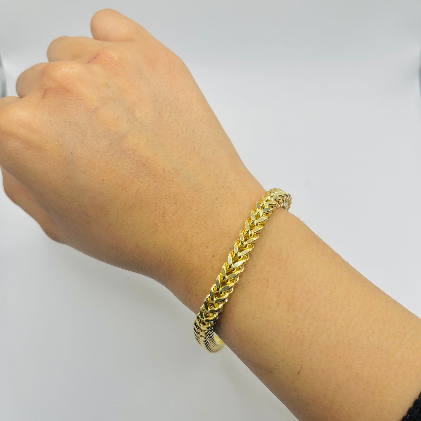 10K Gold 5.5mm Franco Bracelet