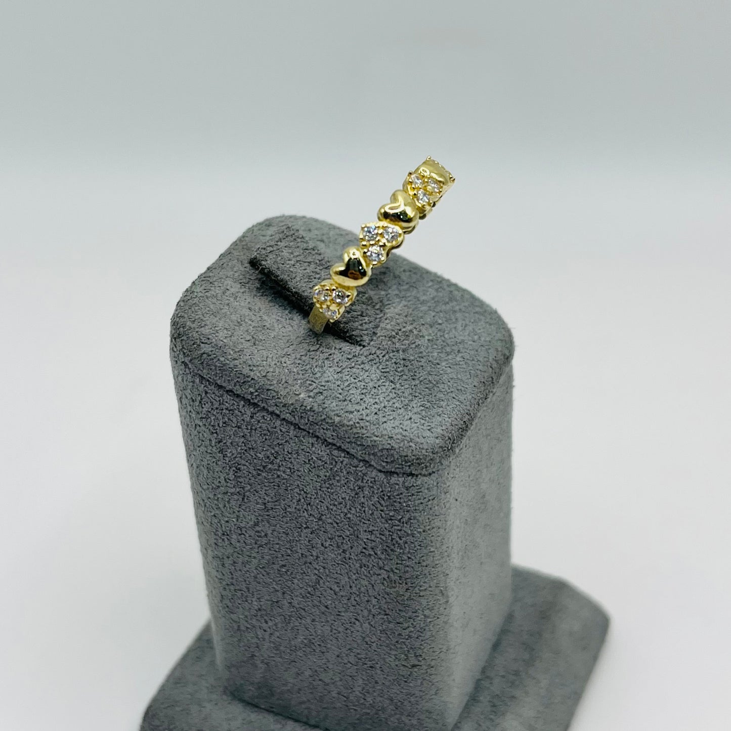 10k Gold SweetHeart Stacker Ring