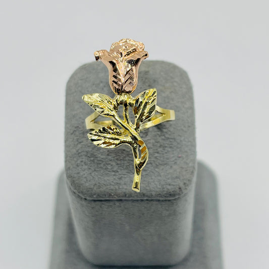 10k Gold Rose Ring