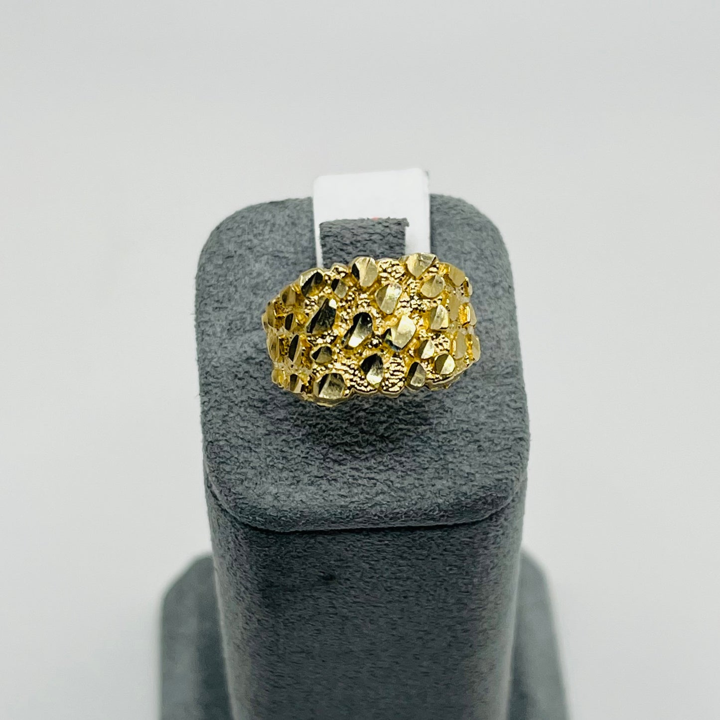 14K GOLD NUGGET RING (L)