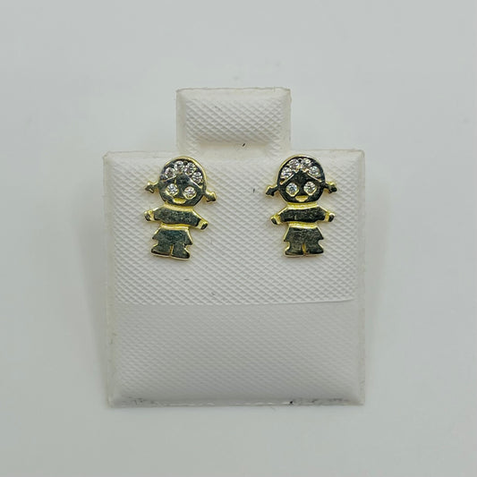 10k Gold Kiddie Earrings
