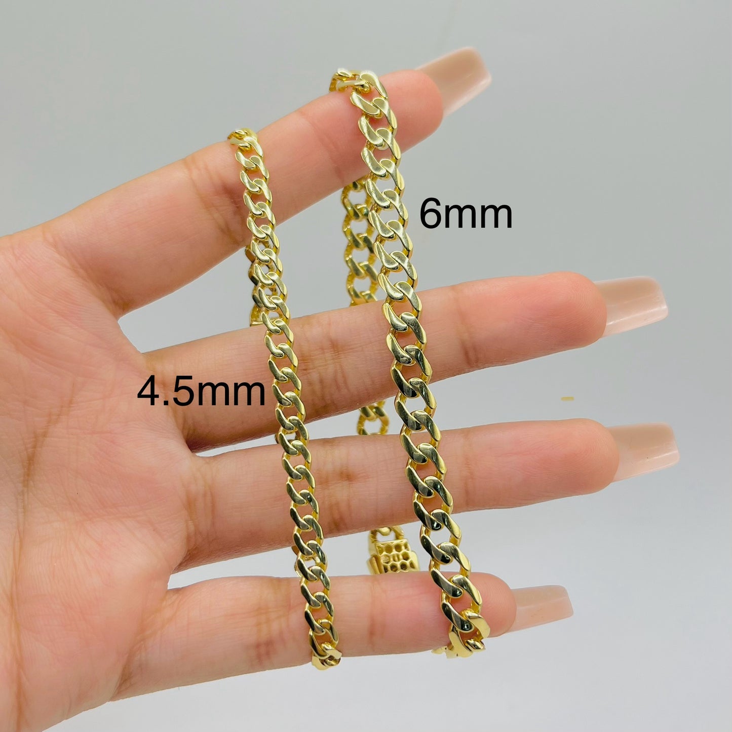 10k Gold 6mm Monaco Bracelet