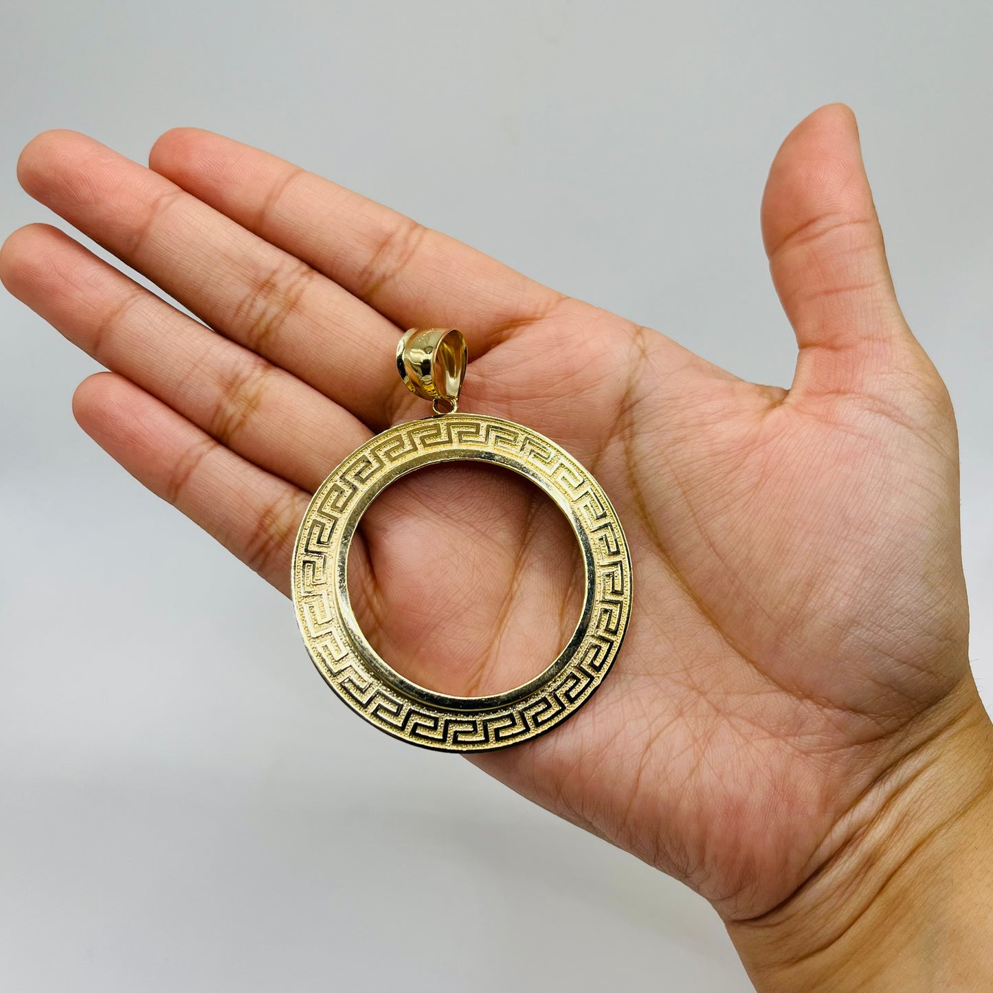 14k Gold Greek Bezel For Centenario